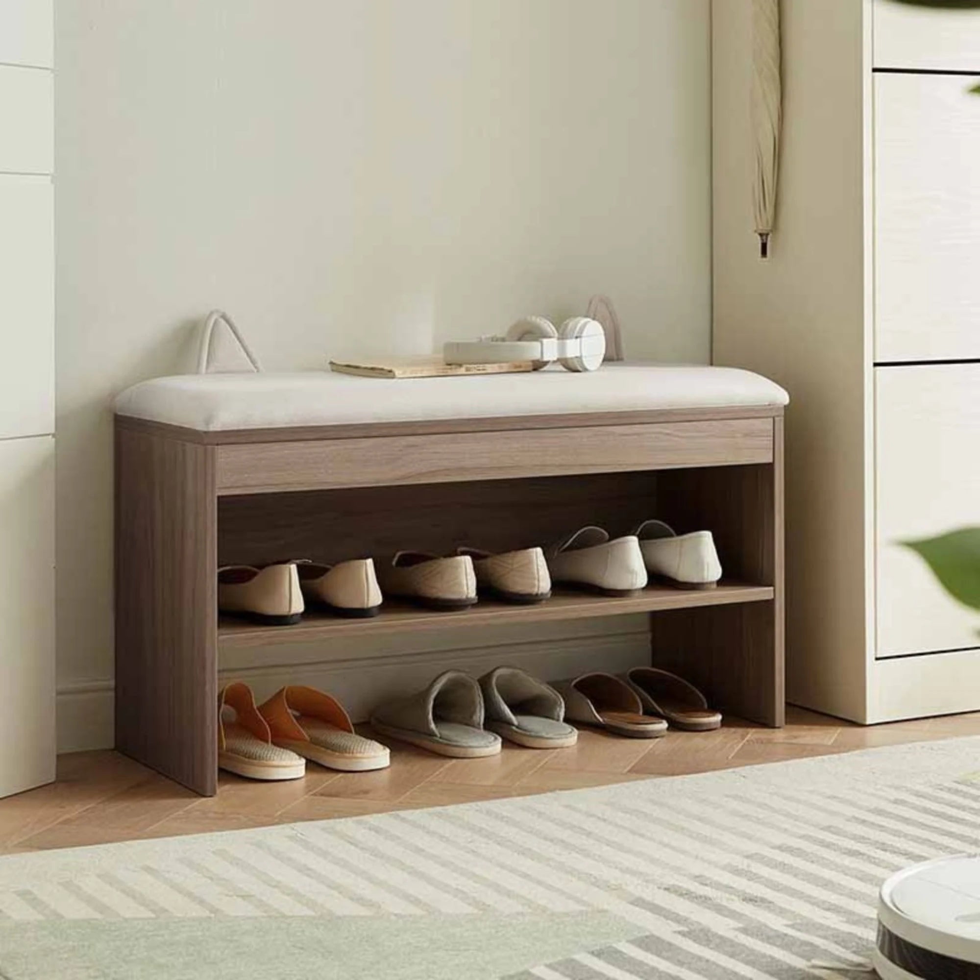 Linspire Miro Shoe Beech 80cm, Dark Wood