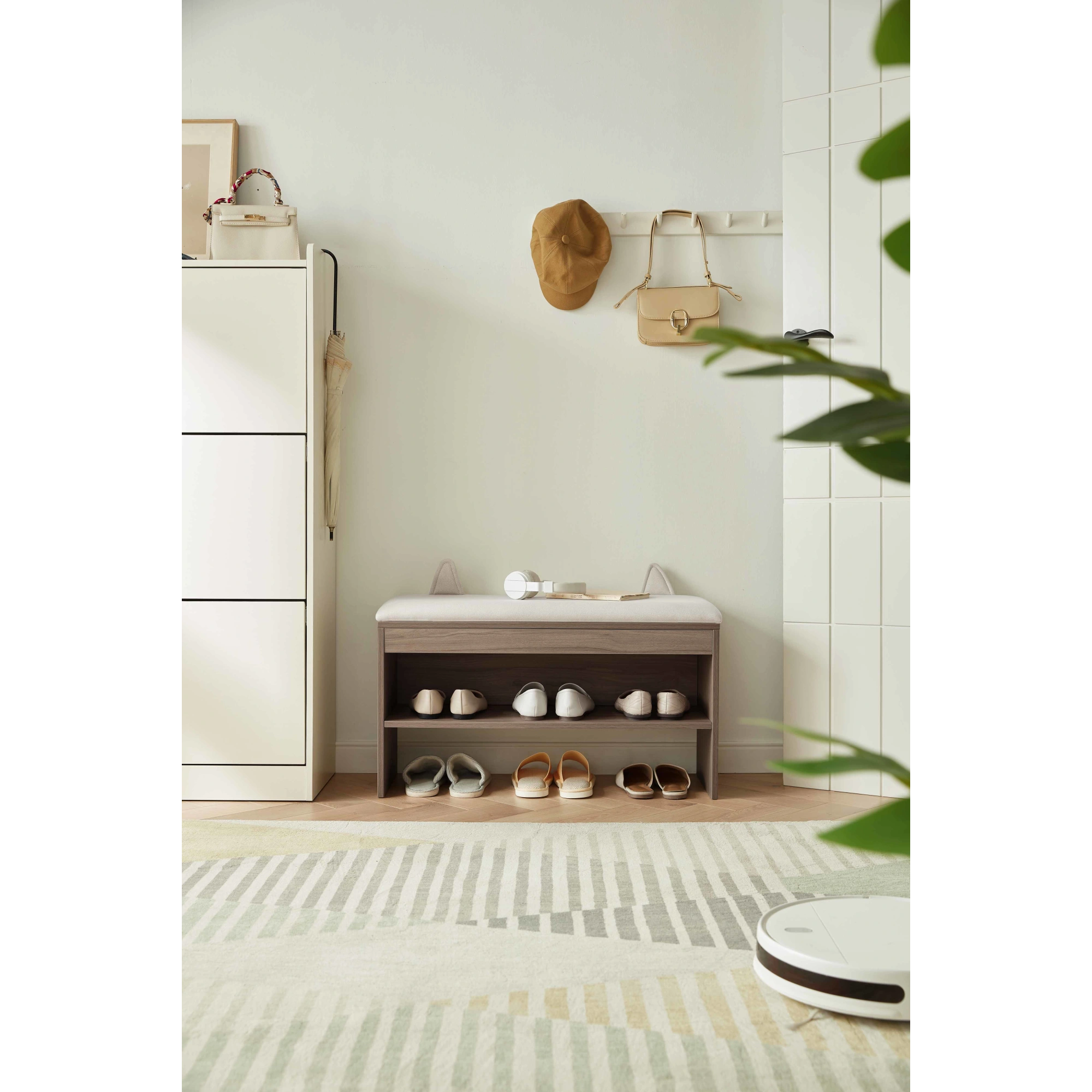 Linspire Miro Shoe Beech 80cm, Dark Wood