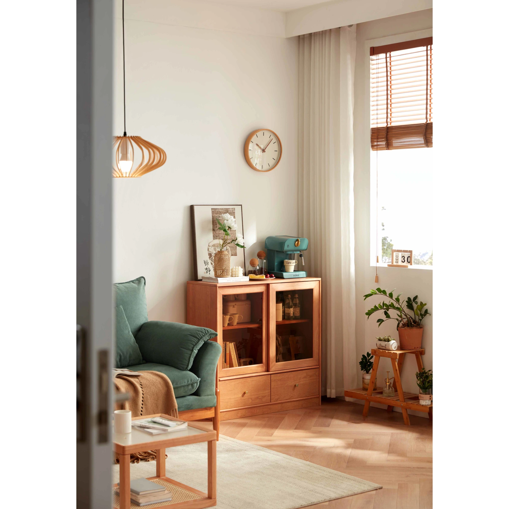 Linspire Verve Glass Cabinet with Drawers Large Module