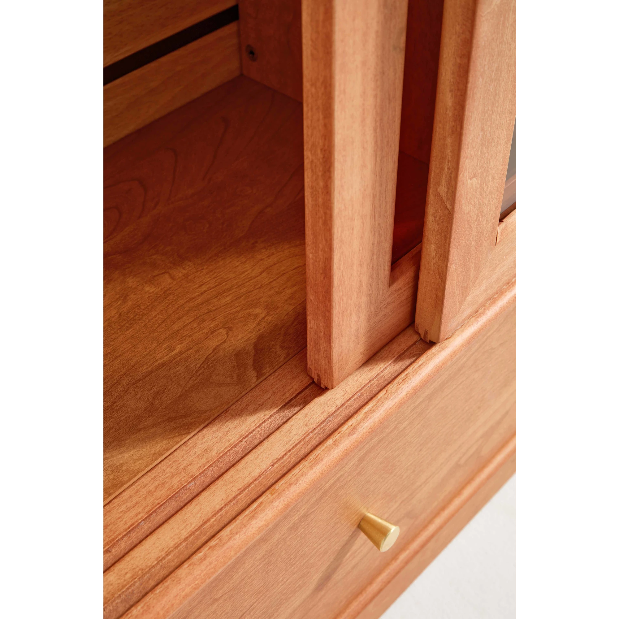 Linspire Verve Glass Cabinet with Drawers Large Module