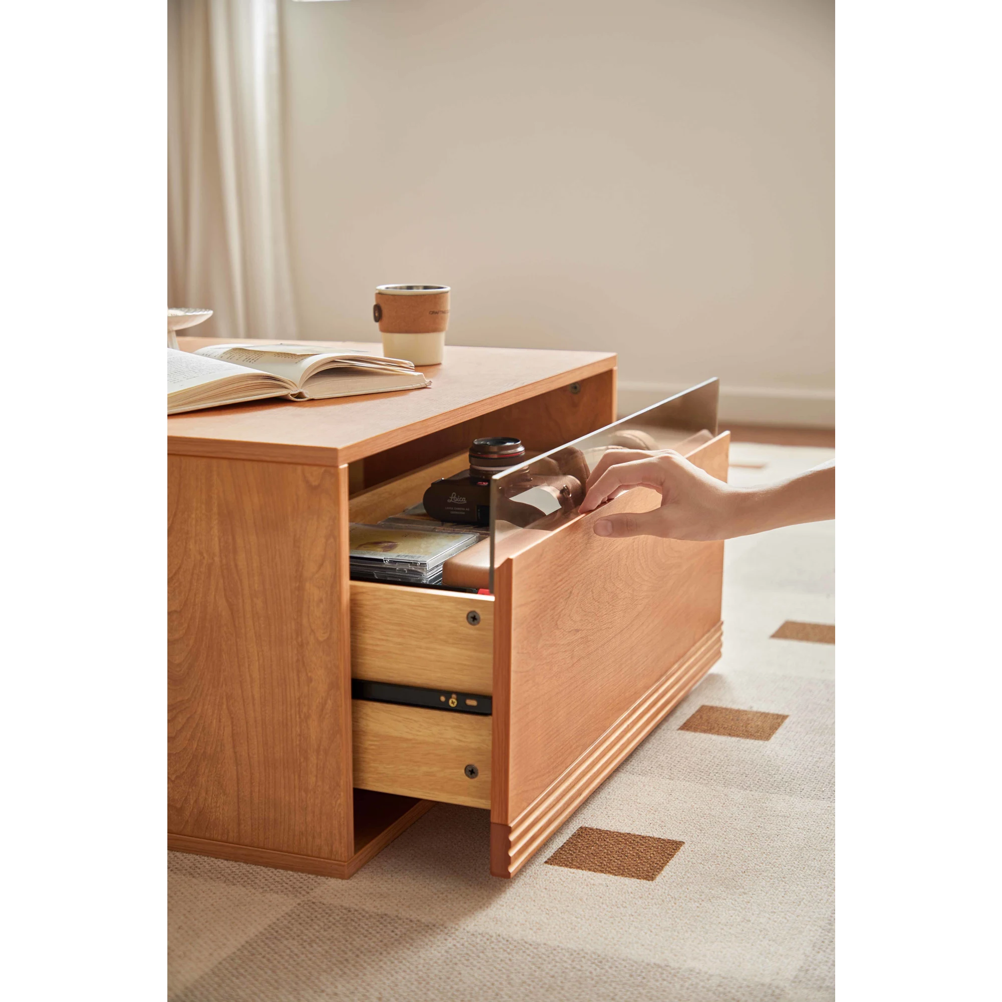 Linspire Verve Set of 9 Modular Entertainment Unit with 4 Drawers