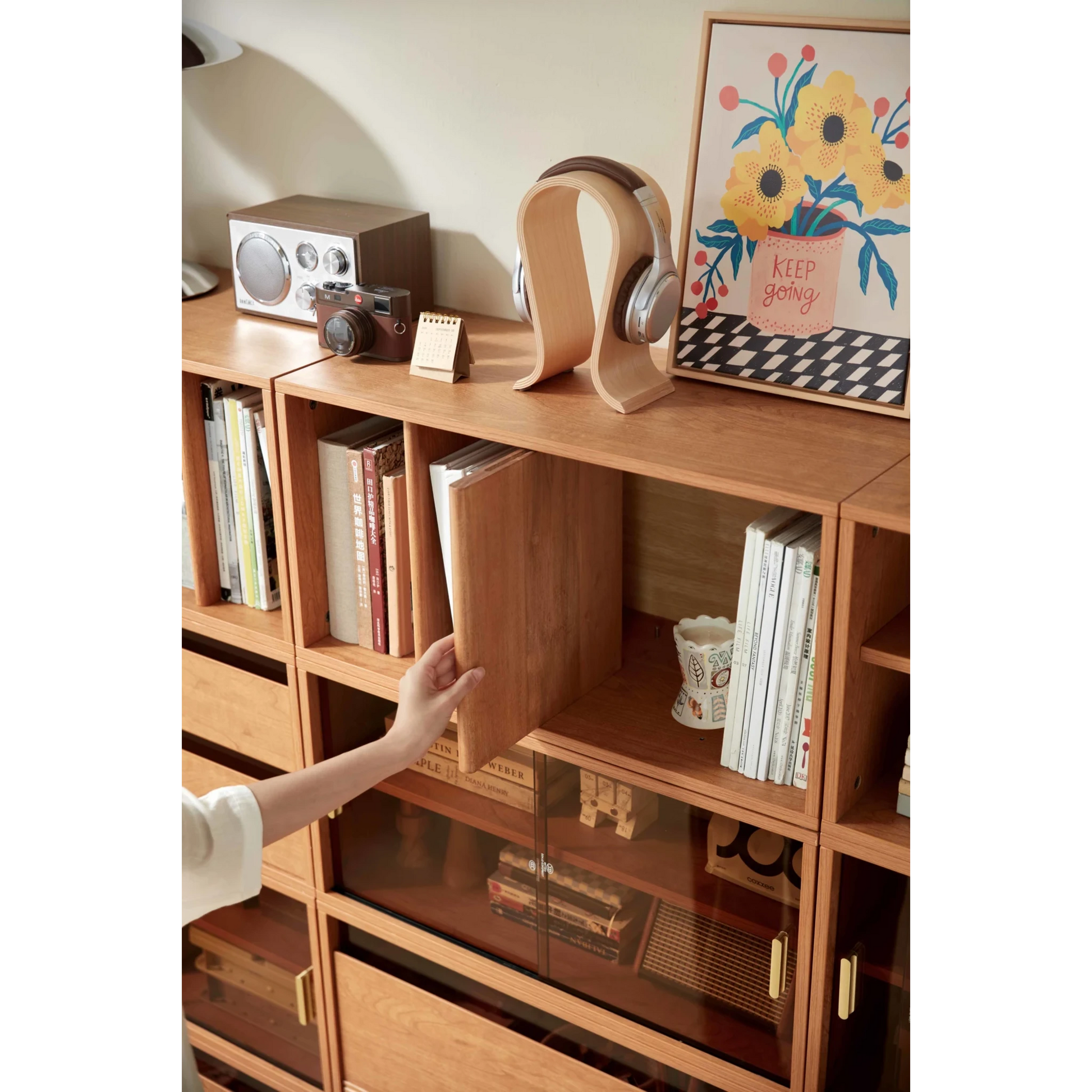 Linspire Verve Set of 9 Modular Entertainment Unit with 4 Drawers