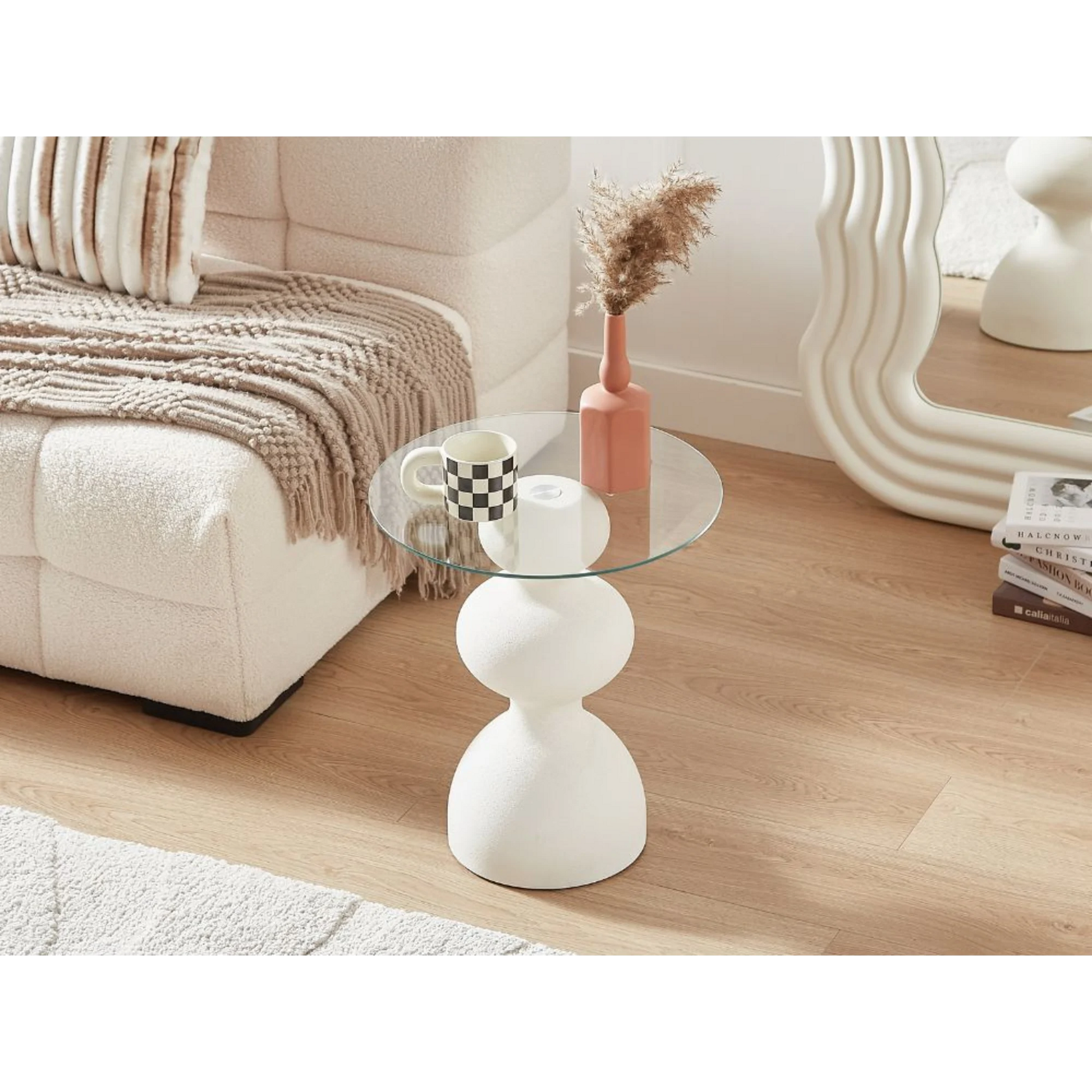 Lifely Knight Side Table, White