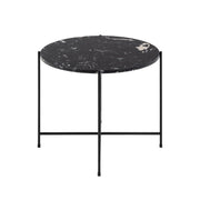 Hjem Design Avila Marble Coffee Table, Black
