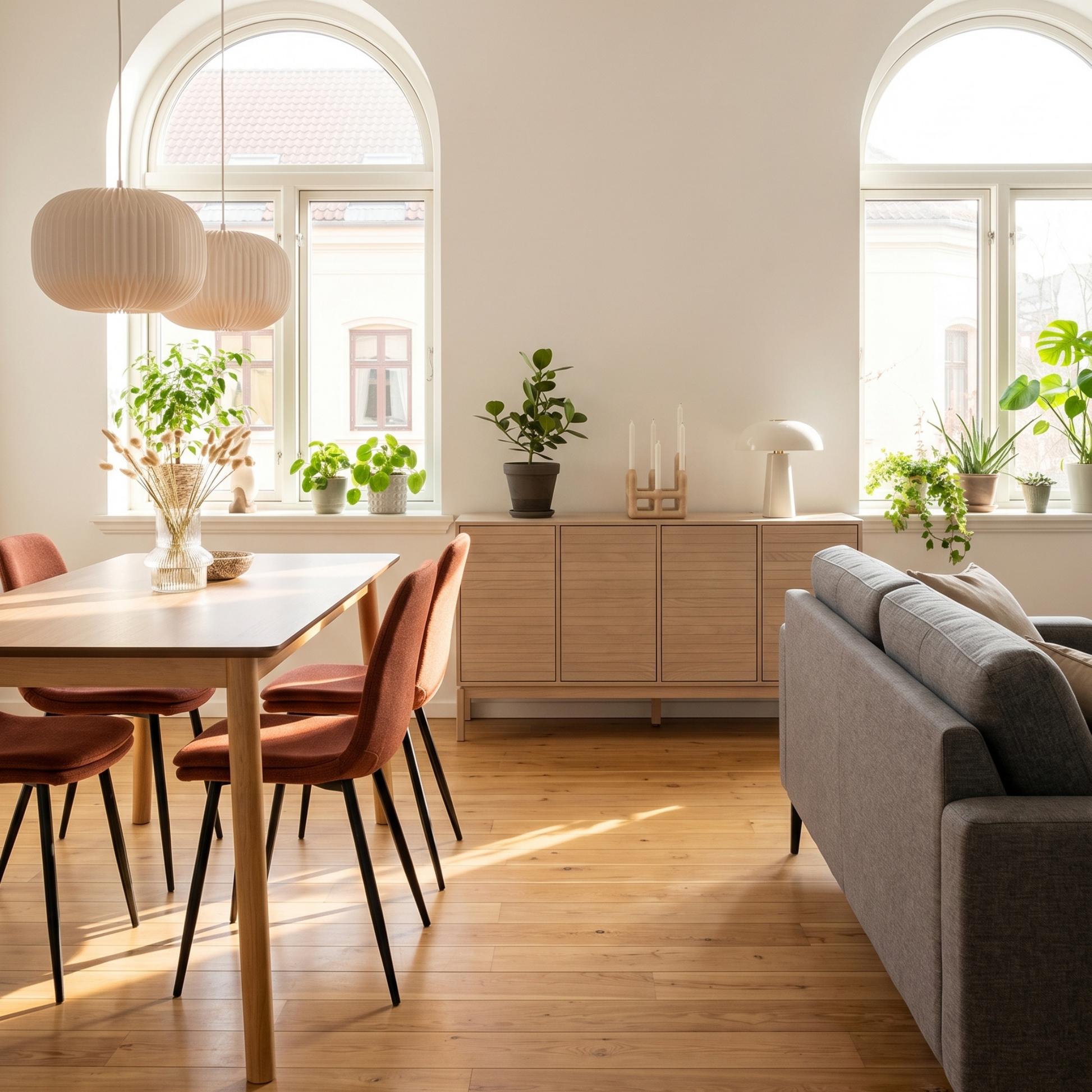 Hjem Design Linar Sideboard, W180cm