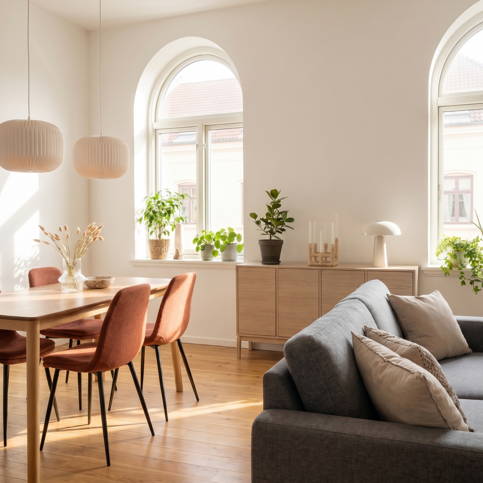 Hjem Design Linar Sideboard, W180cm