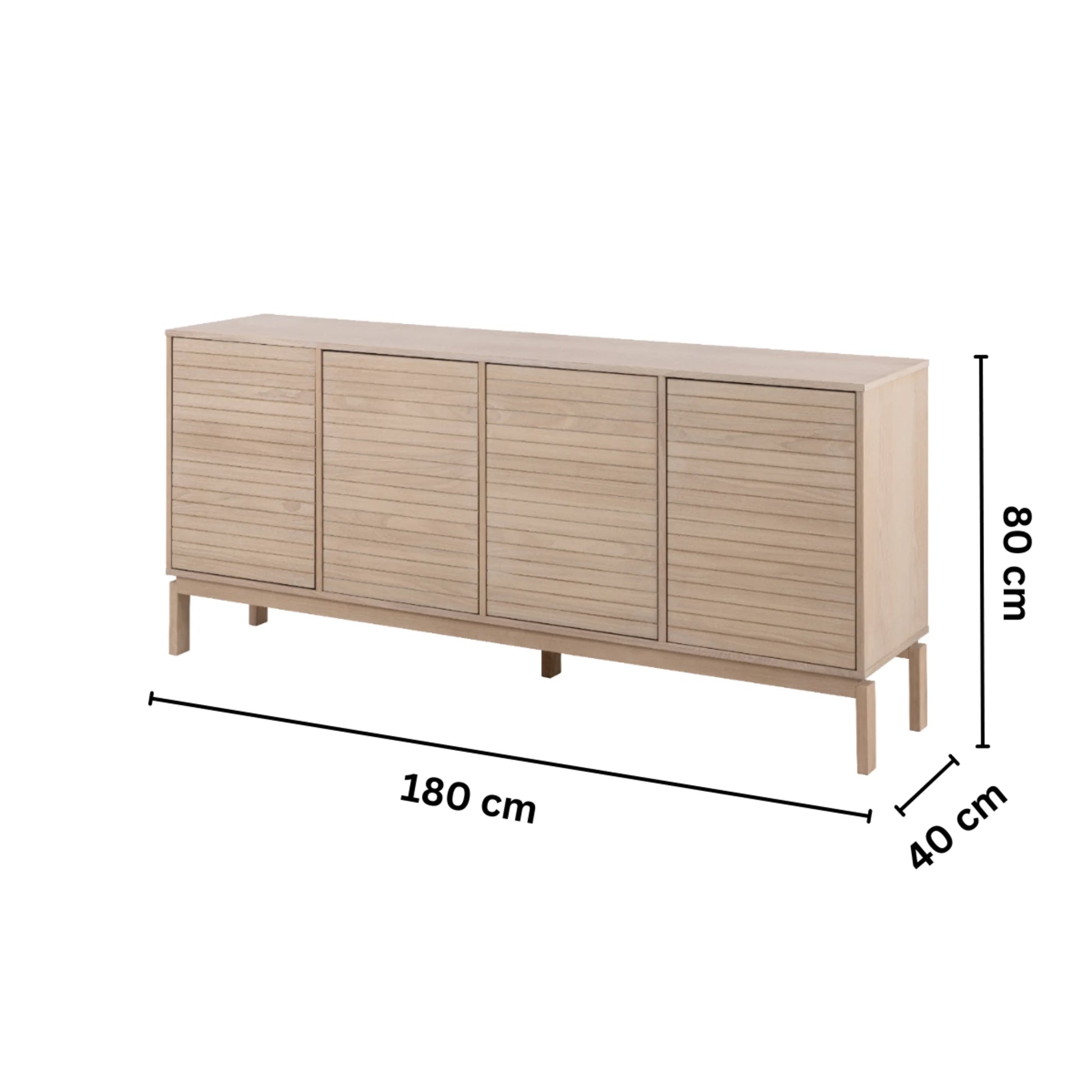 Hjem Design Linley Sideboard, 180cm