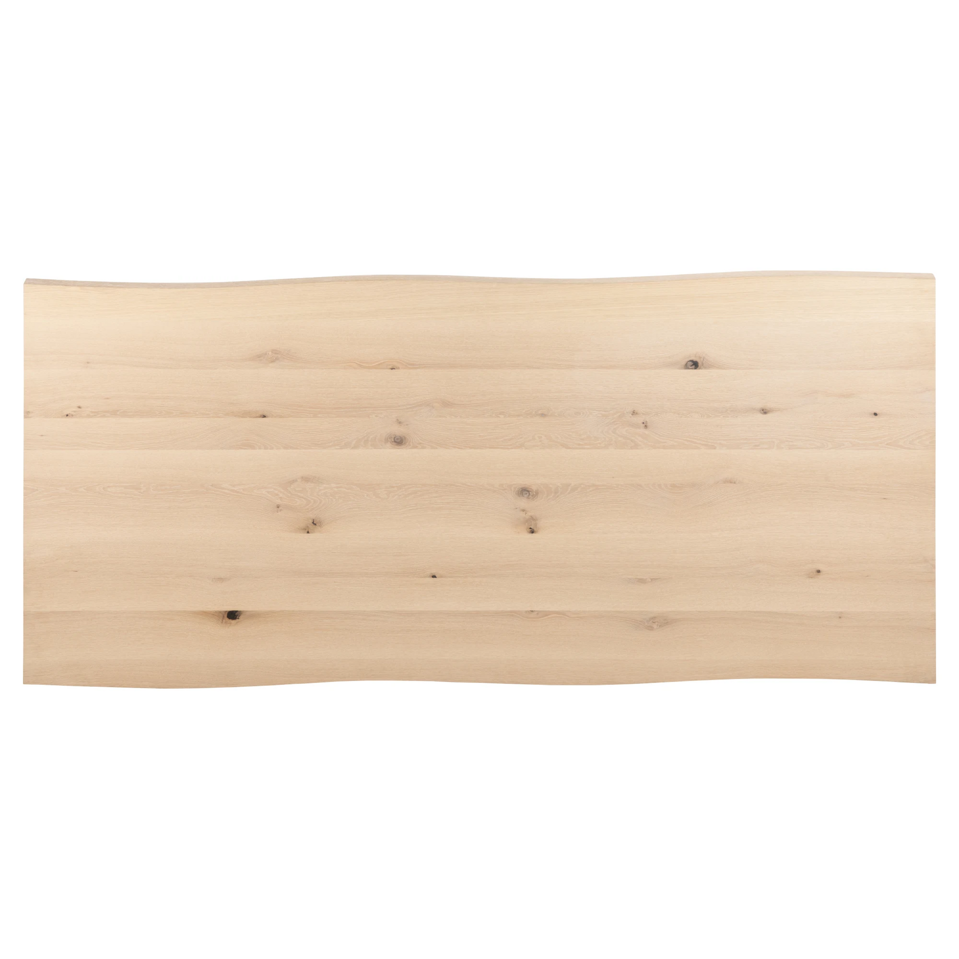 Hjem Design Malika 8-Seater Dining Table, Natural Wood