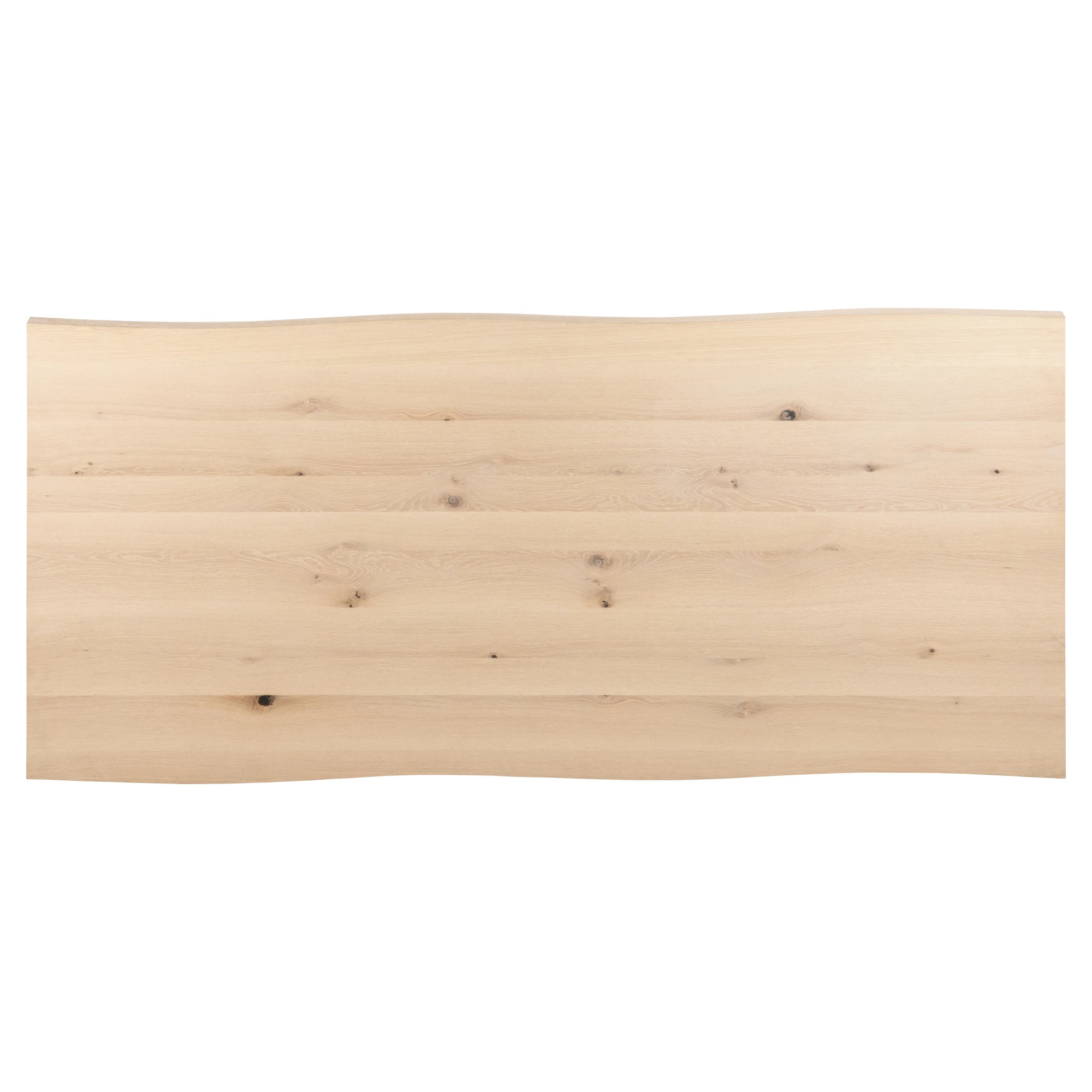 Hjem Design Malika 8-Seater Dining Table, Natural Wood