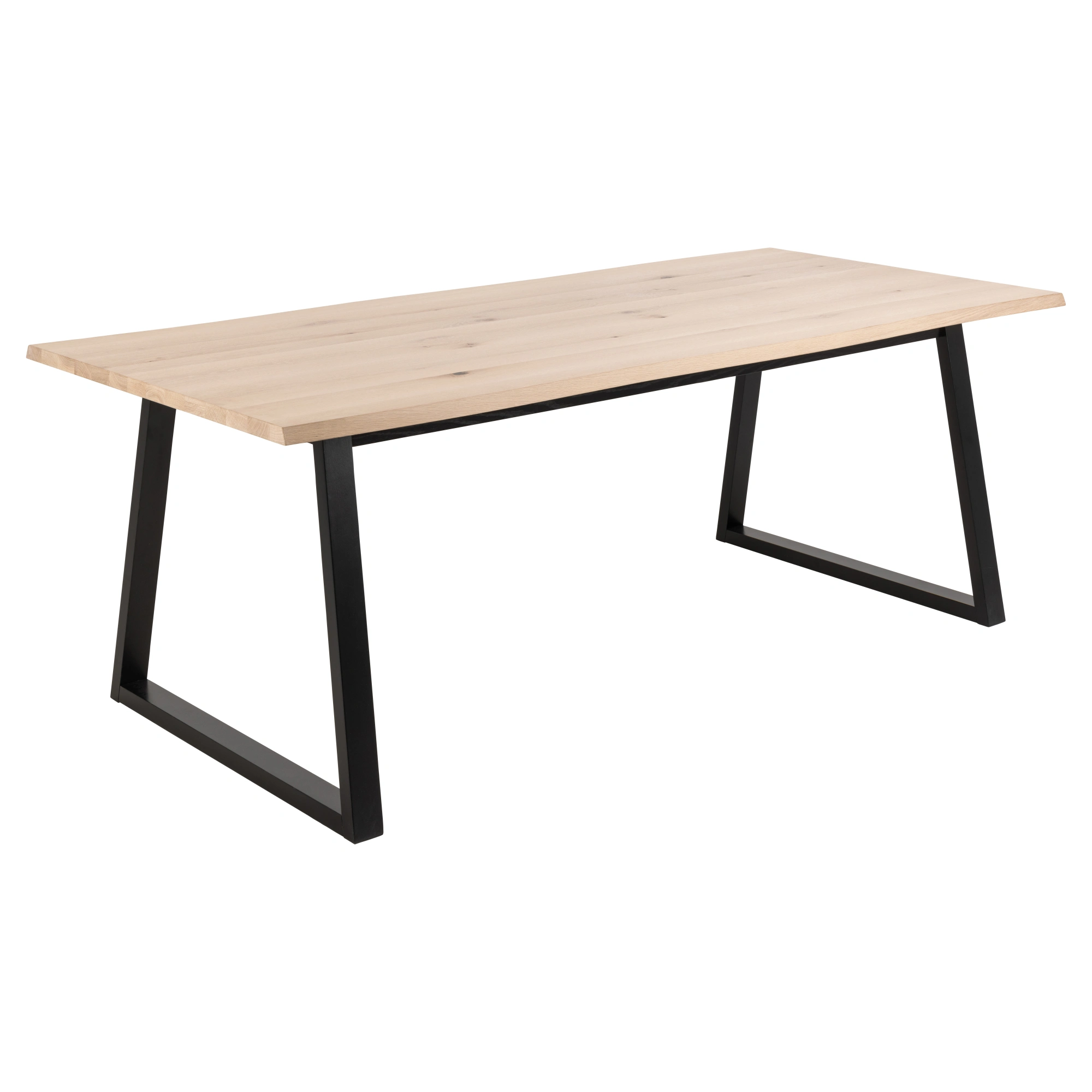 Hjem Design Malika 8-Seater Dining Table, Natural Wood