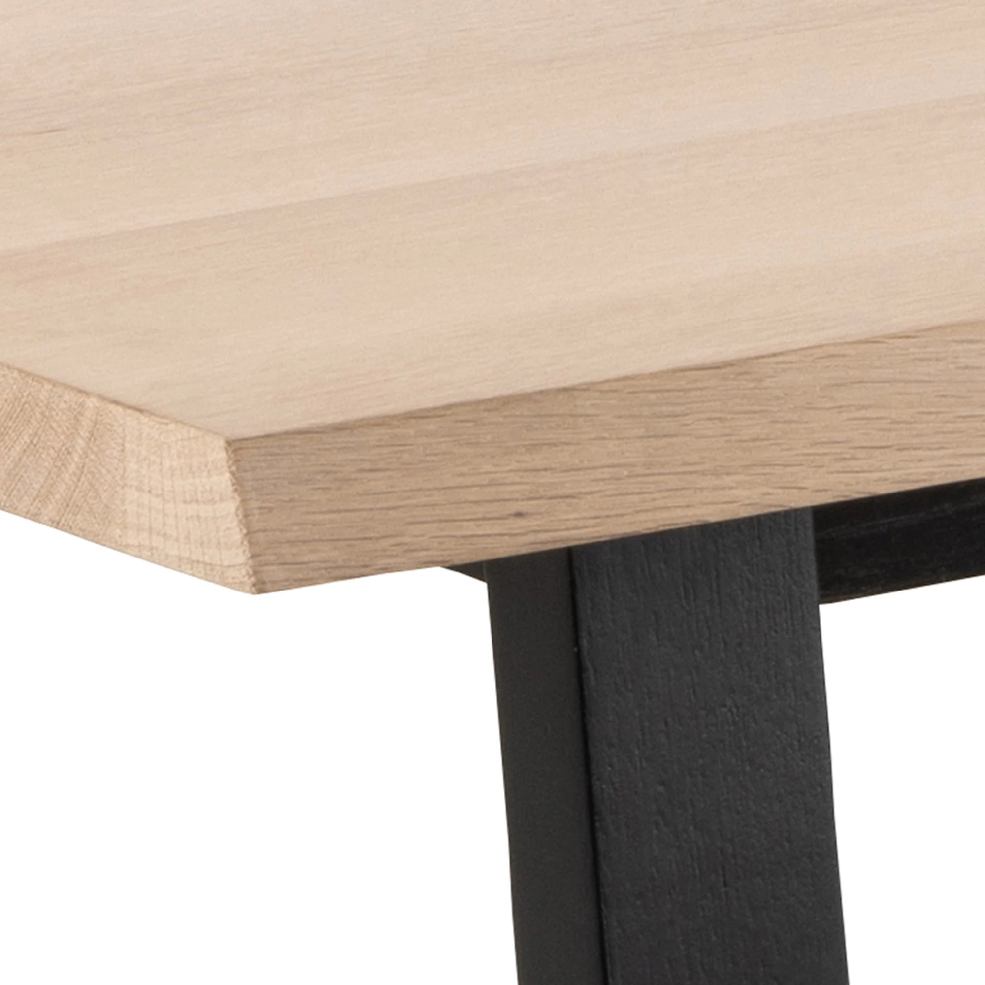Hjem Design Malika 8-Seater Dining Table, Natural Wood