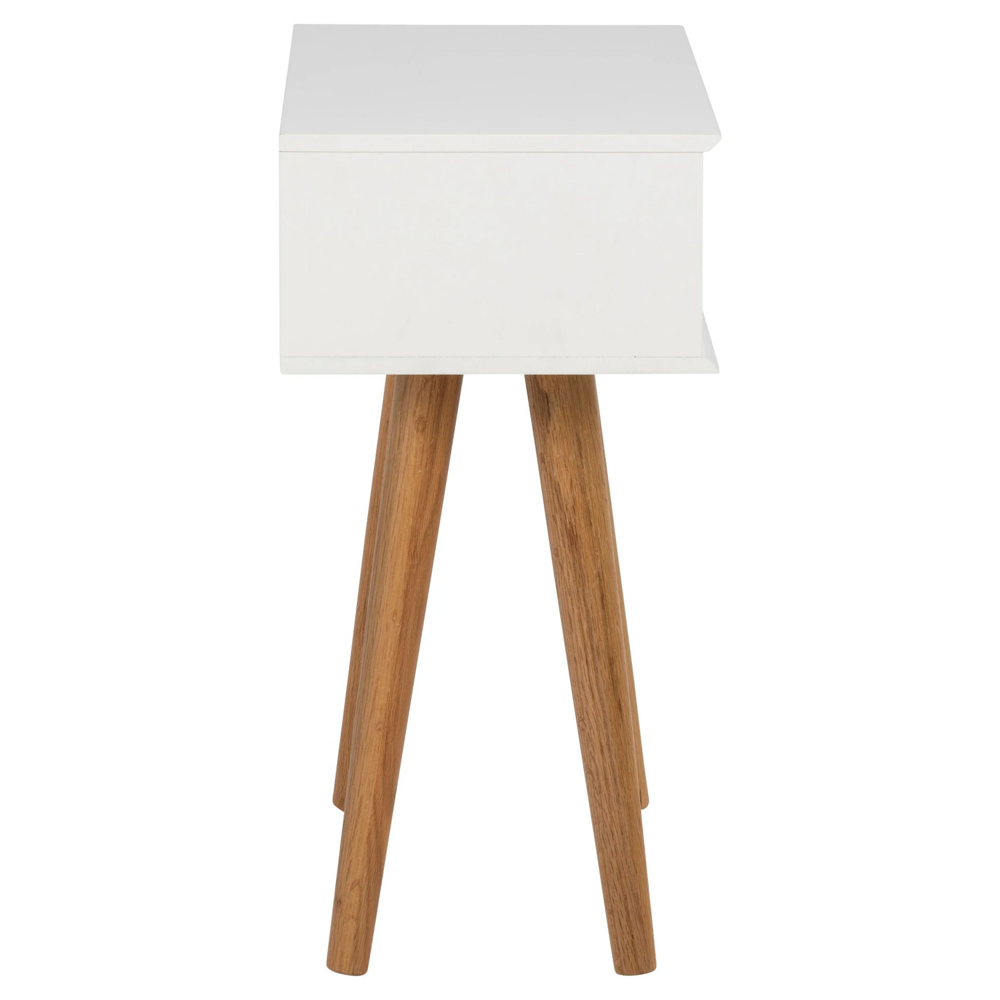 Hjem Design Mitra Bedside Table with Solid Legs