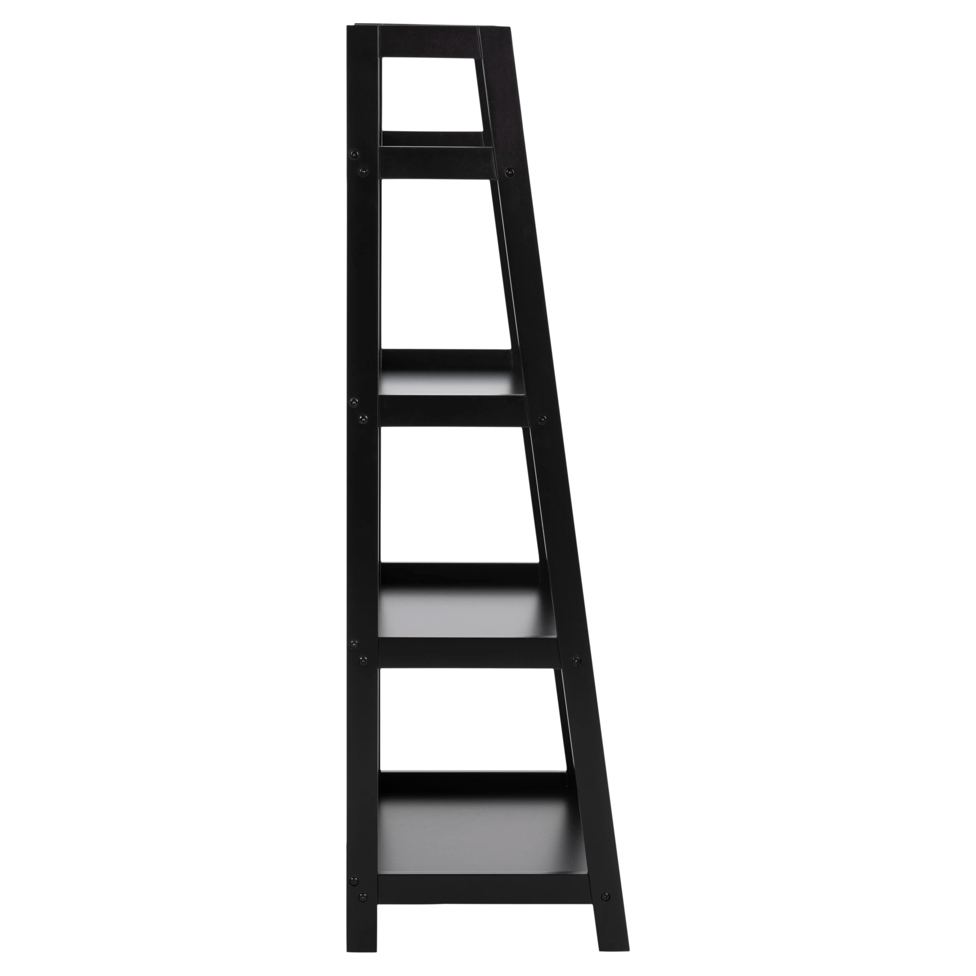 Hjem Design Danny Bookshelf, Black, 130cm