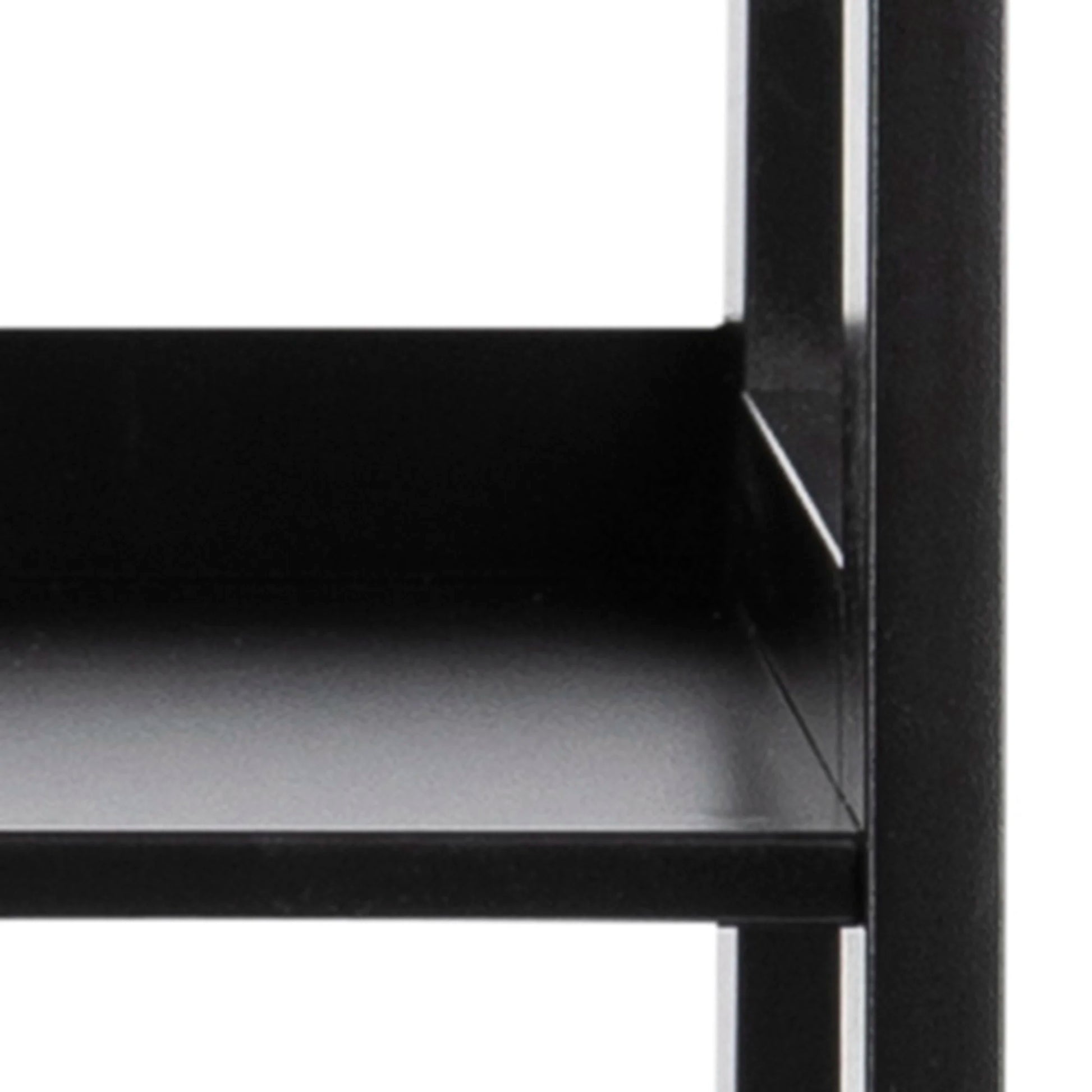 Hjem Design Danny Bookshelf, Black, 130cm