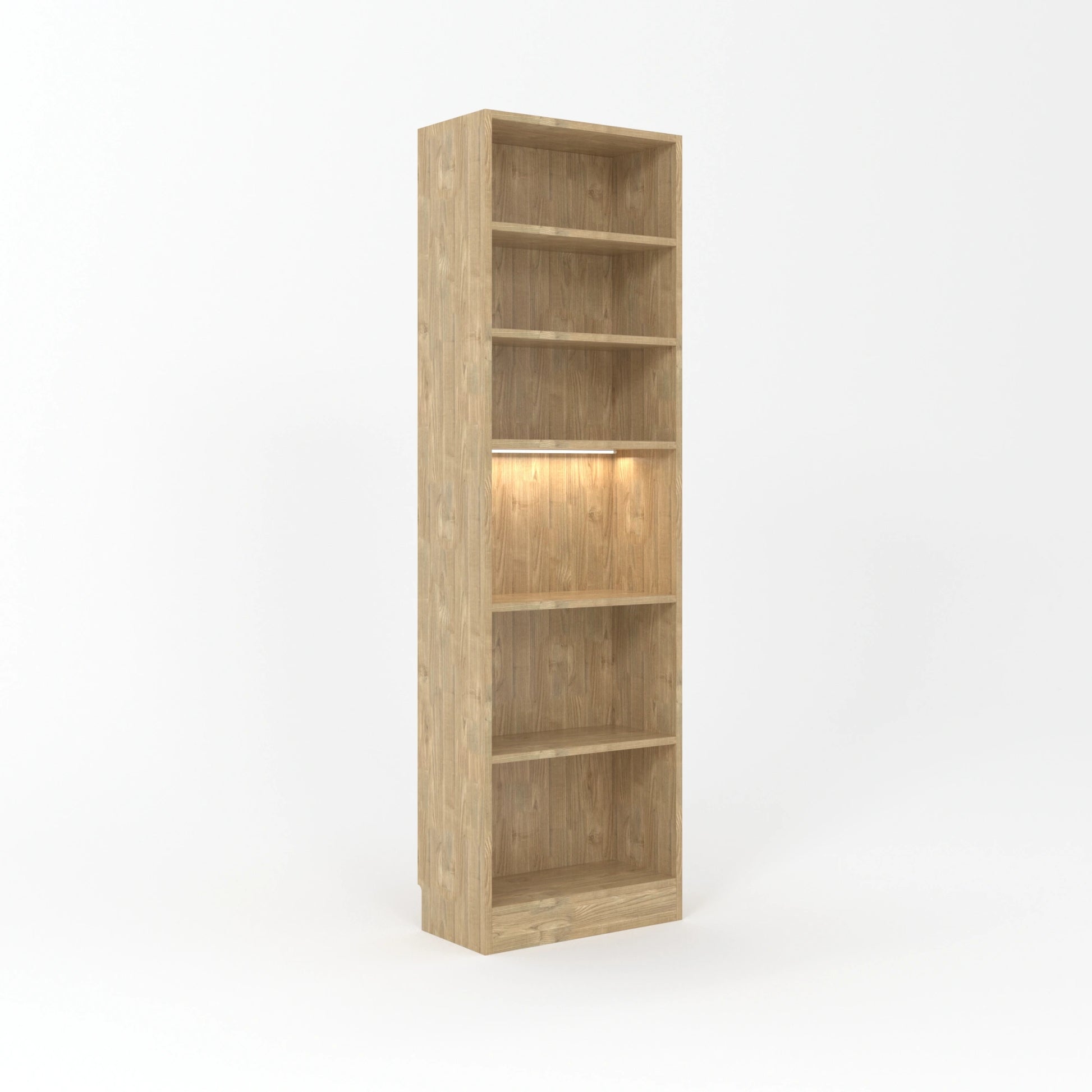 Loft Kiri Bookcase, 60cm, Natural Wood