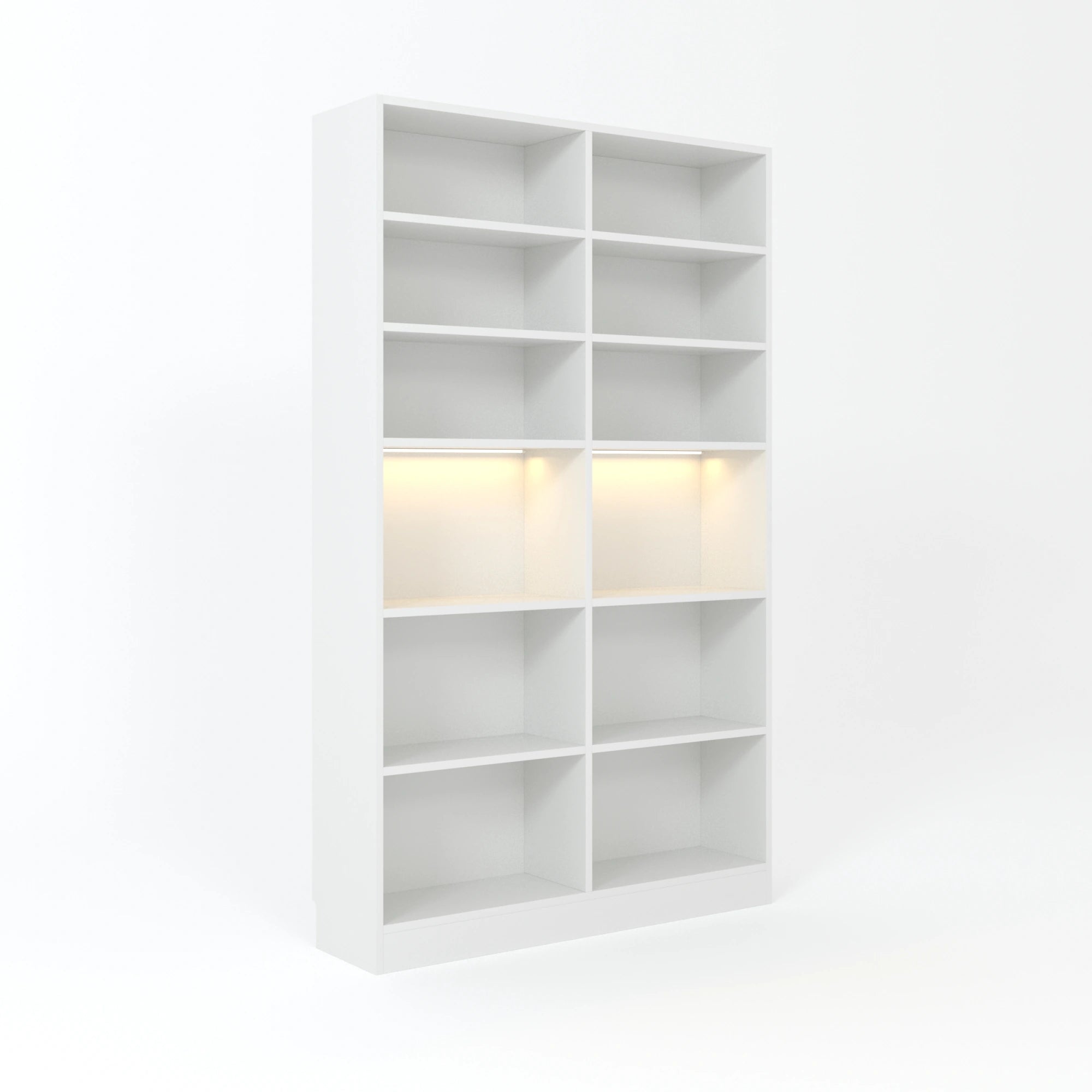 Loft Kiri Bookcase, 120cm, White