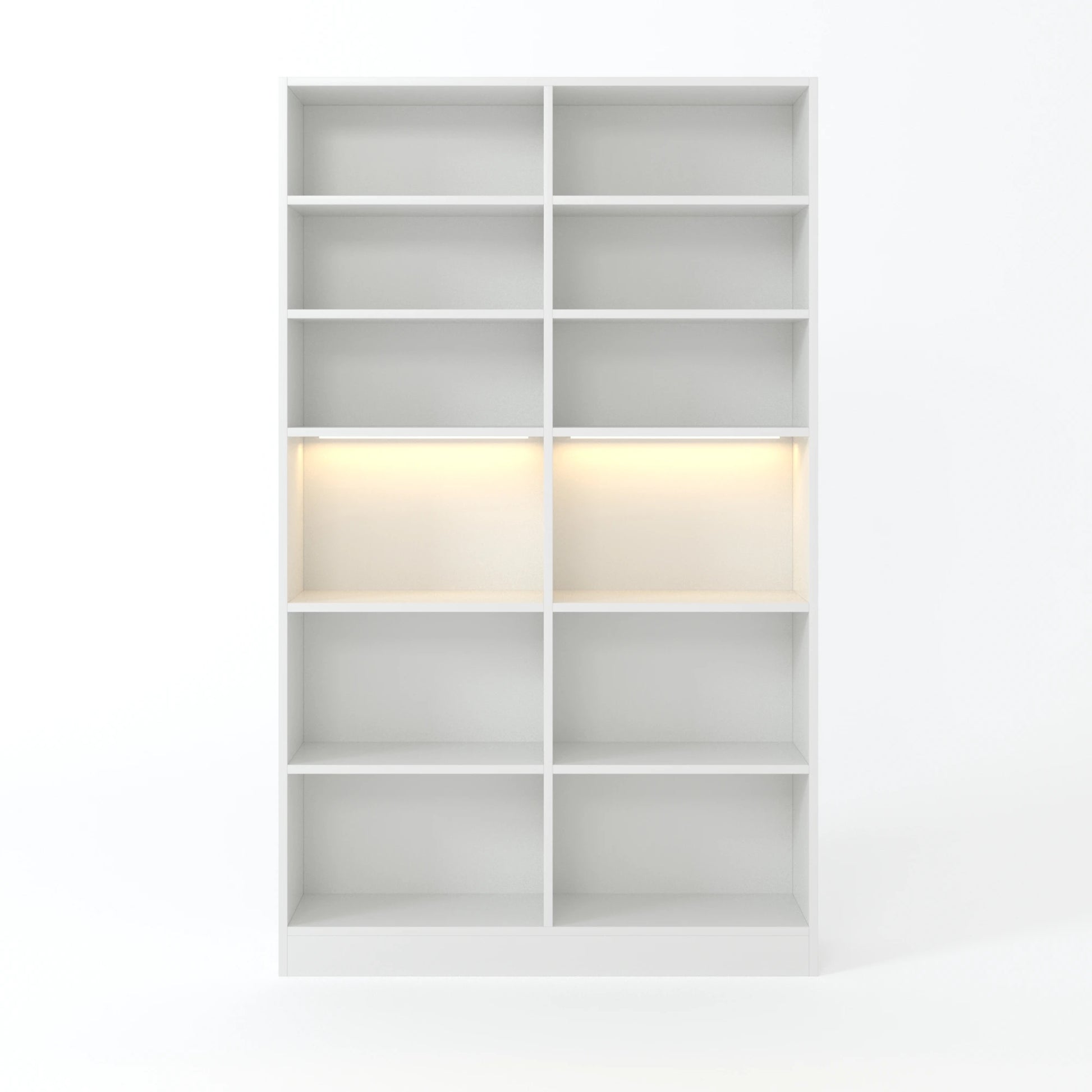 Loft Kiri Bookcase, W120cm, White