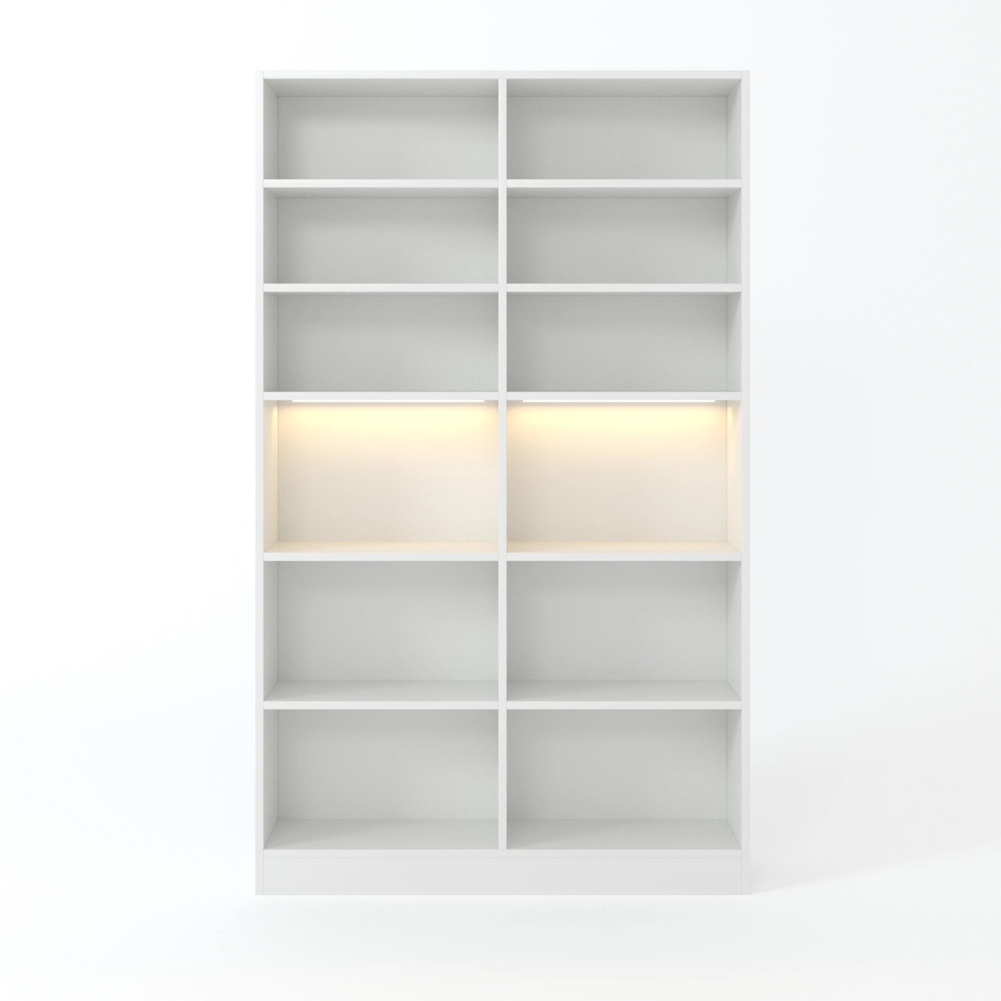 Loft Kiri Bookcase, W120cm, White