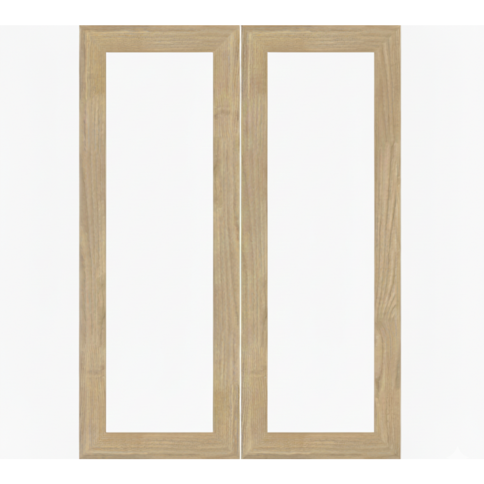 Loft Kiri Bookcase Glass Door, W60cm, Natural Wood