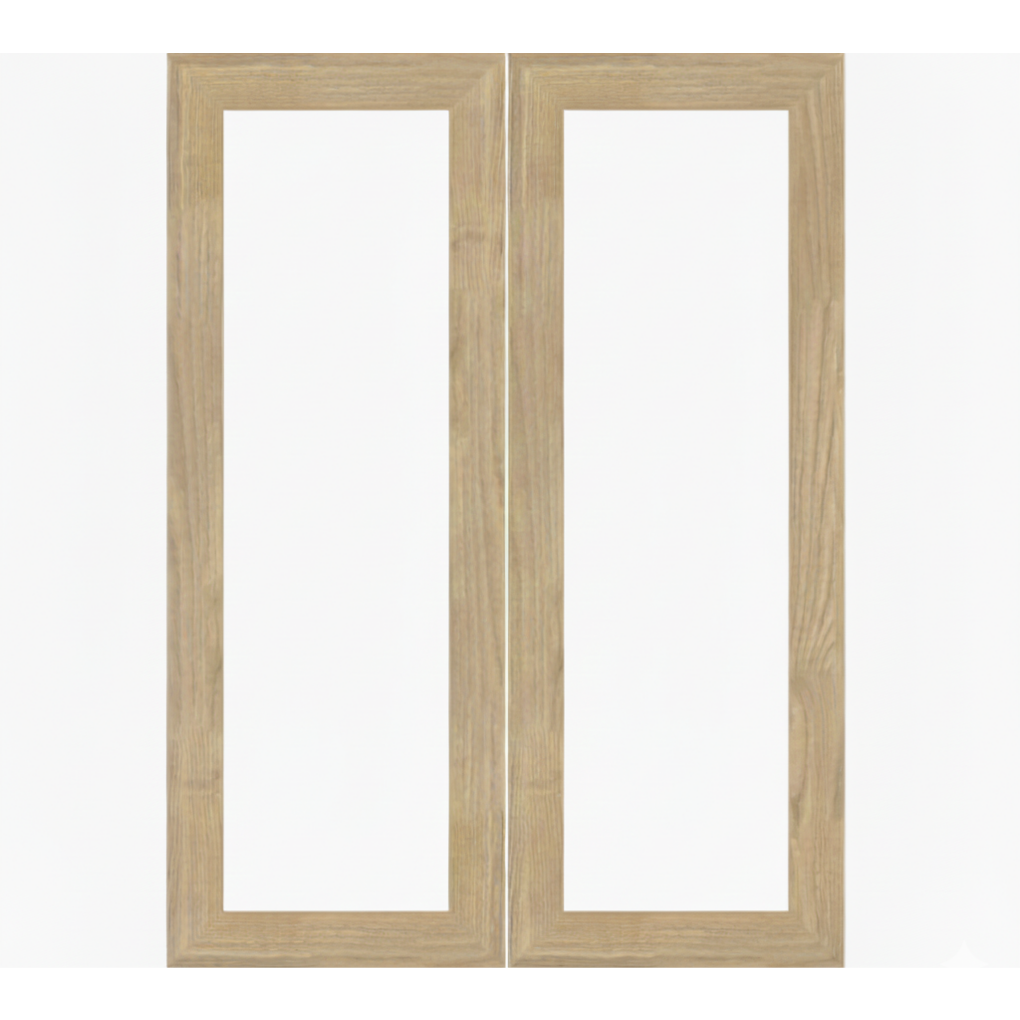 Loft Kiri Bookcase Glass Door, W60cm, Natural Wood