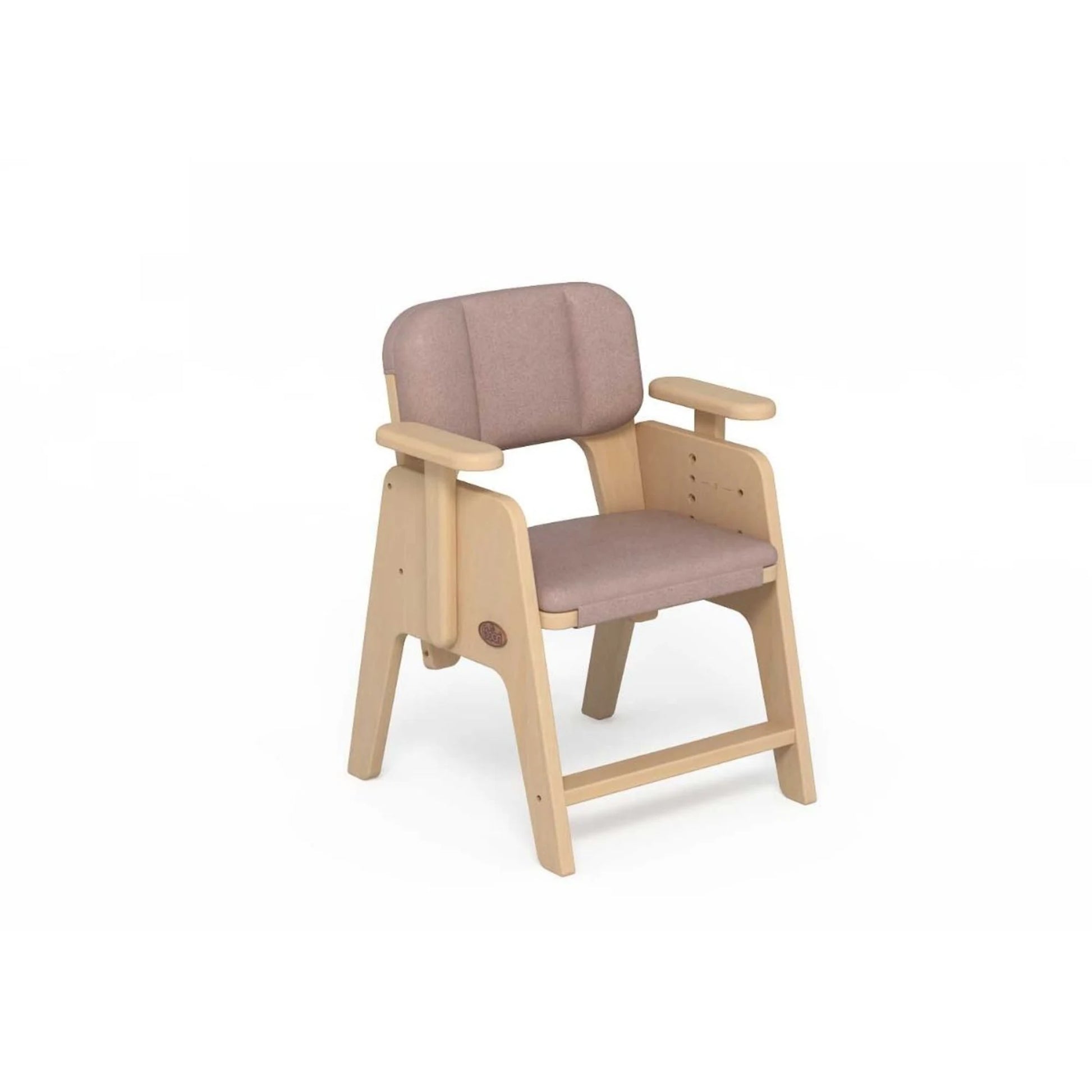 Boori Euler Kids Study Chair with Cushion Set, Cherry