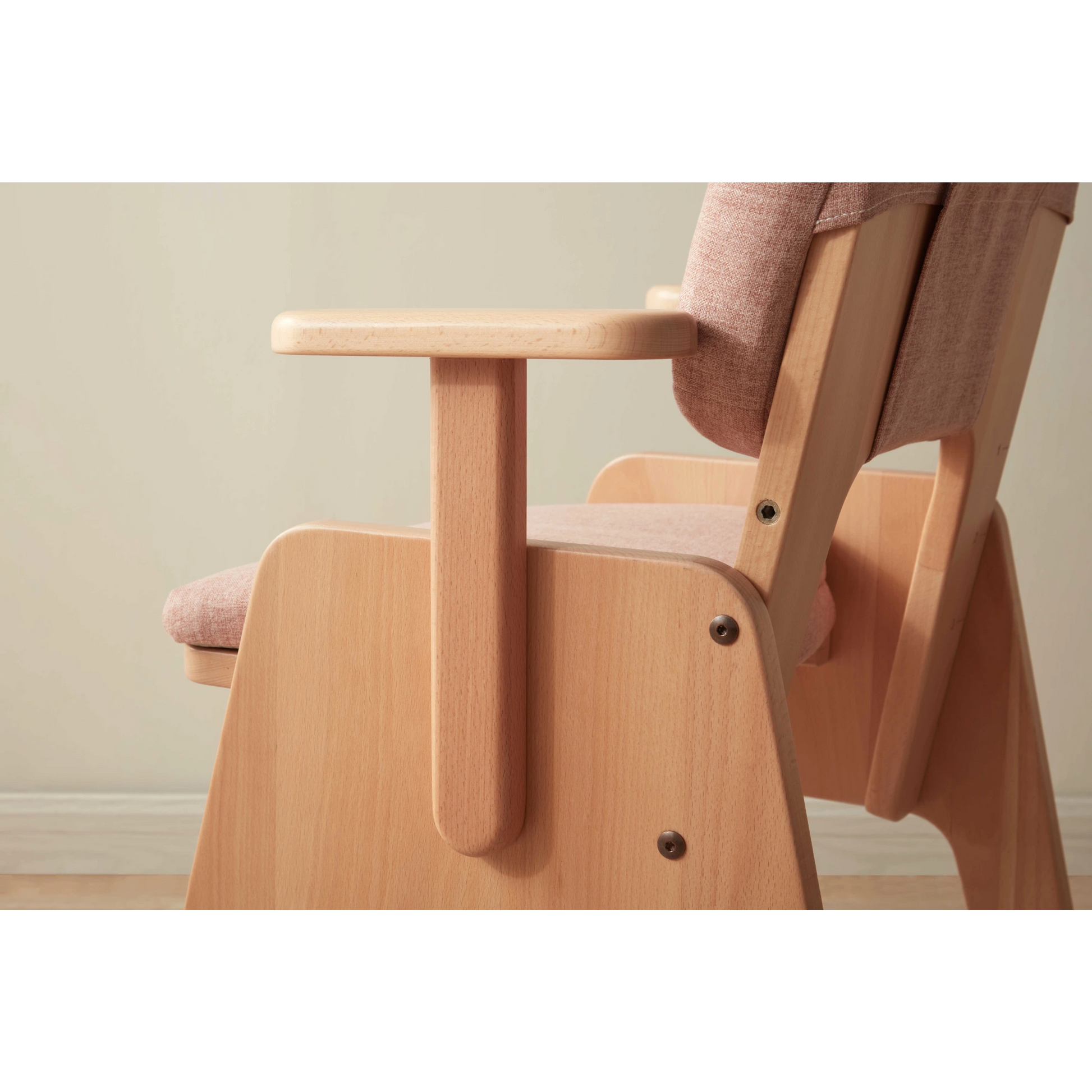 Boori Euler Kids Study Chair with Cushion Set, Cherry