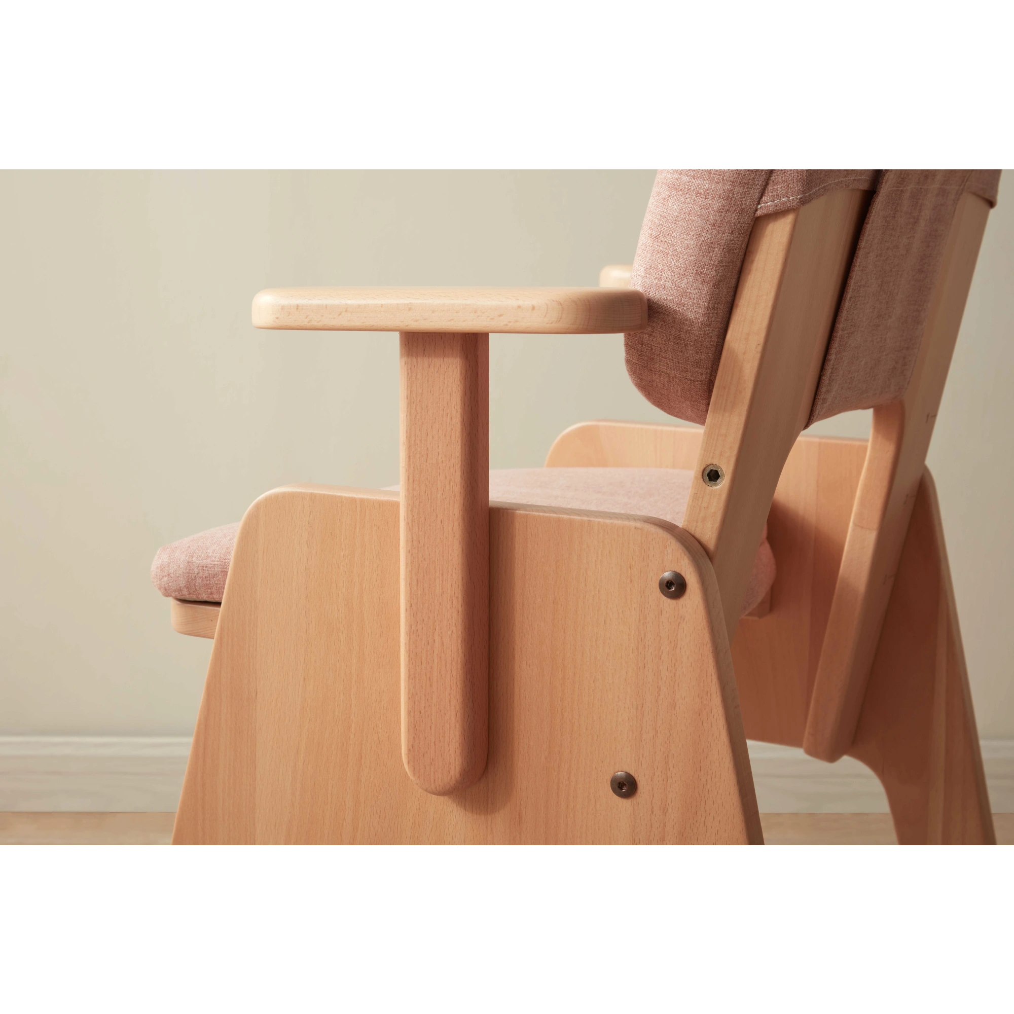 Boori Euler Kids Study Chair with Cushion Set, Cherry