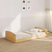 Boori Matilda Kids NZ Single Floor Bed, Almond