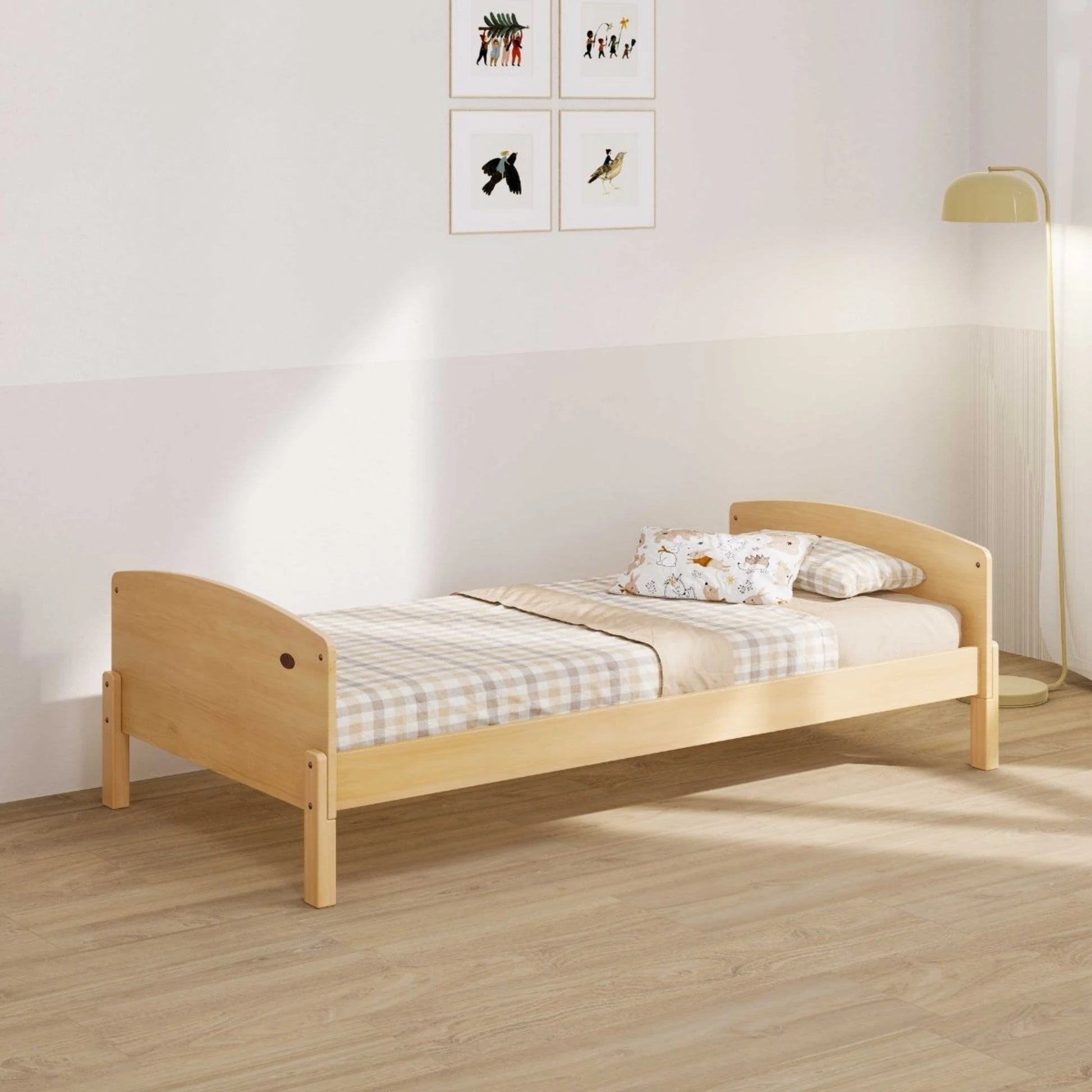 Boori Matilda Kids NZ Single Floor Bed, Almond