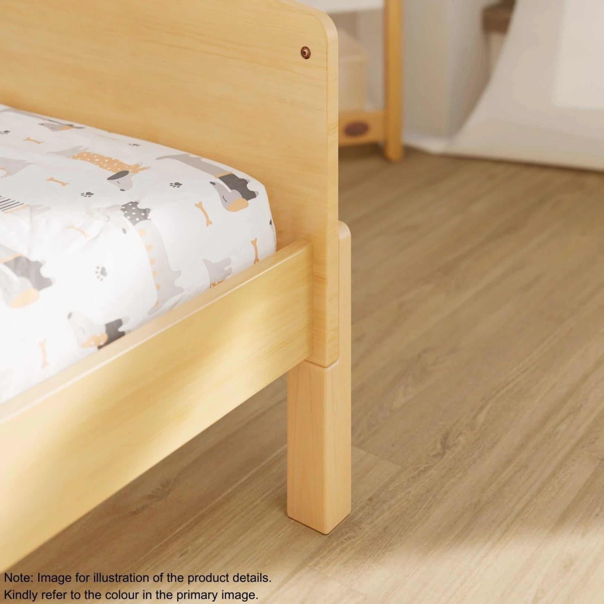 Boori Matilda Kids NZ Single Floor Bed, Barley White