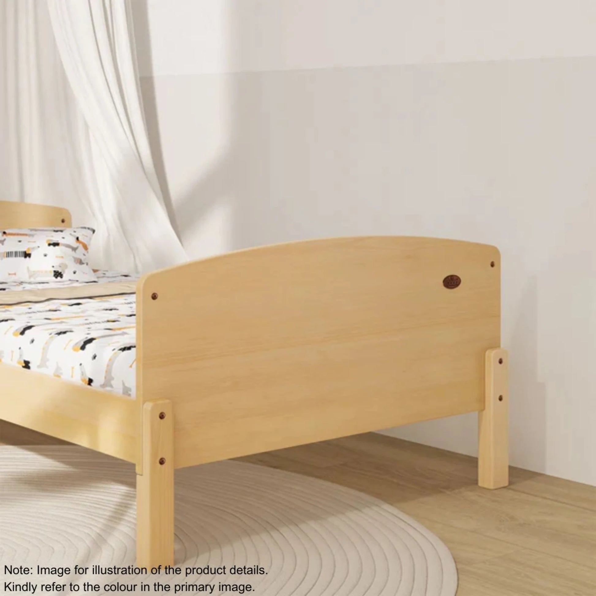 Boori Matilda Kids NZ Single Floor Bed, Barley White