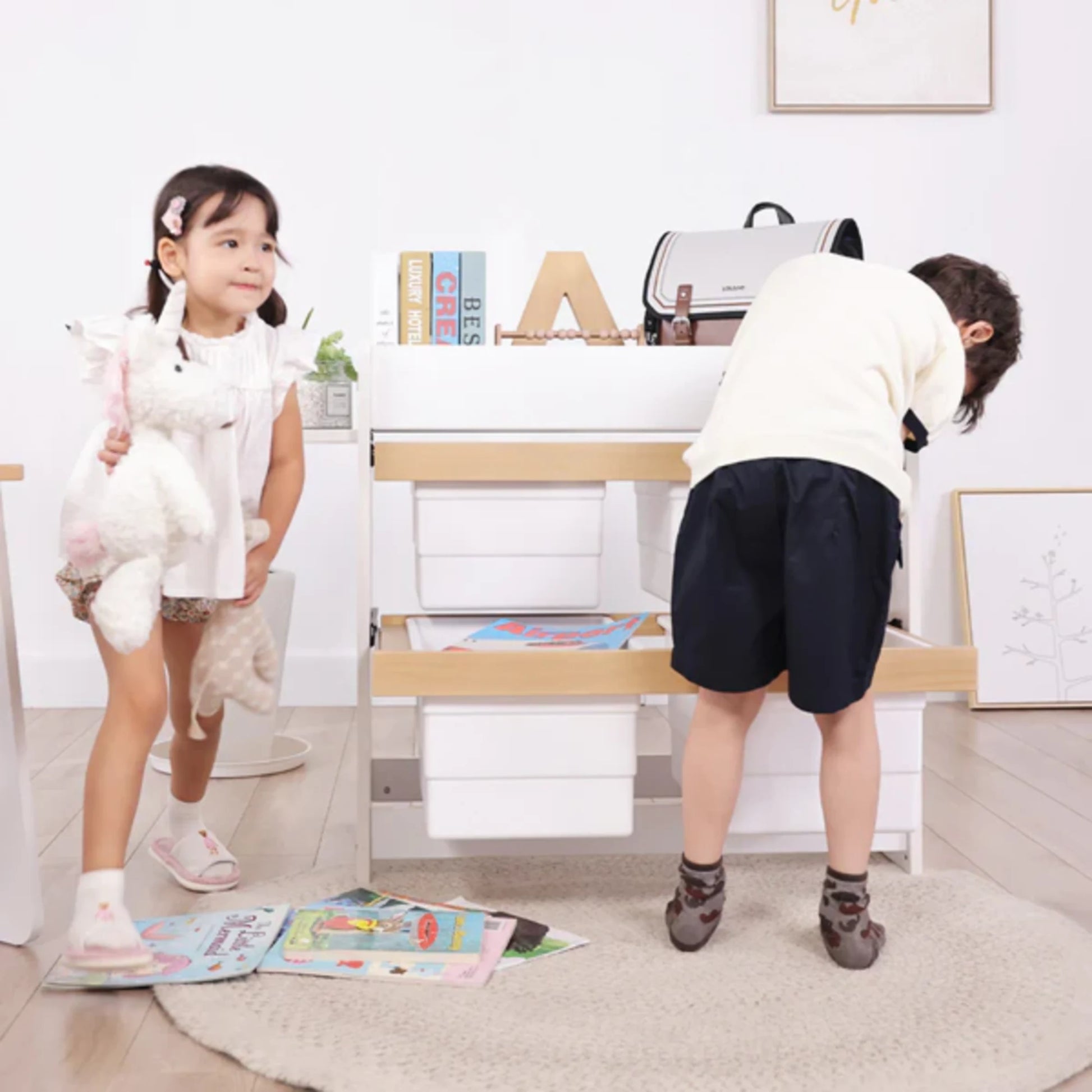 Boori Natty Kids Storage Changer, Barley