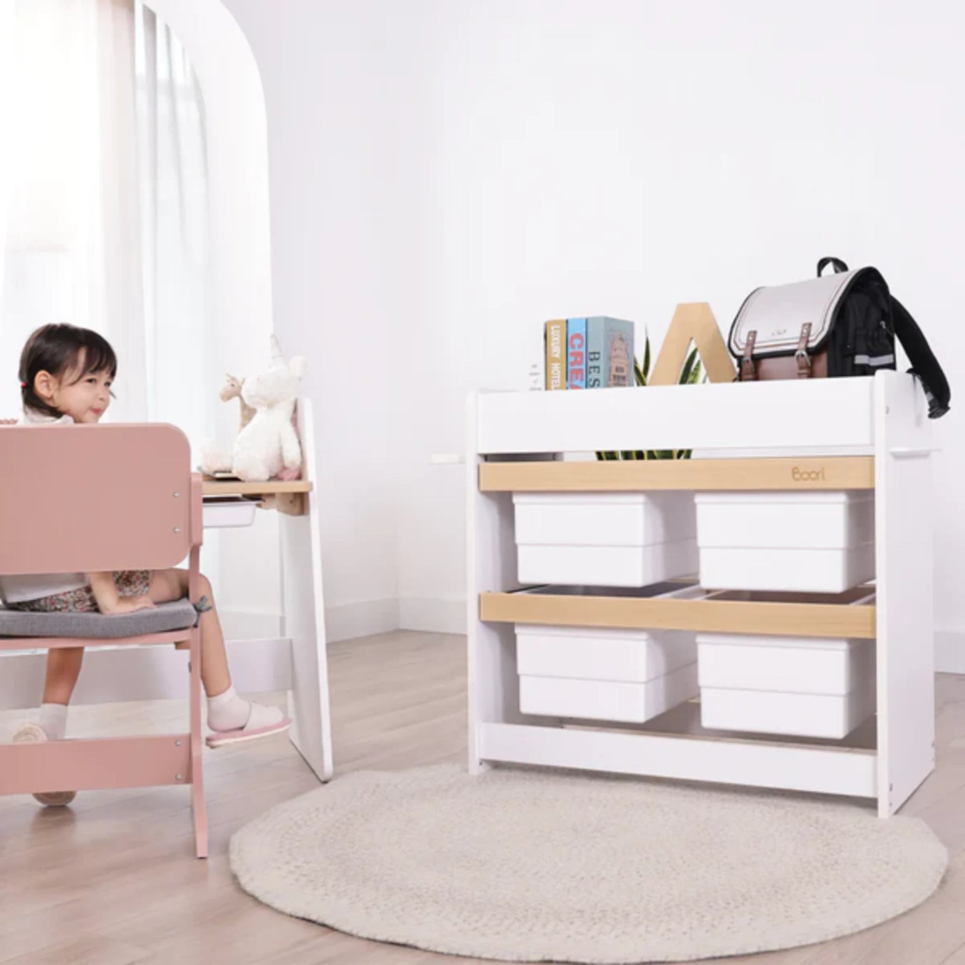 Boori Natty Kids Storage Changer, Barley