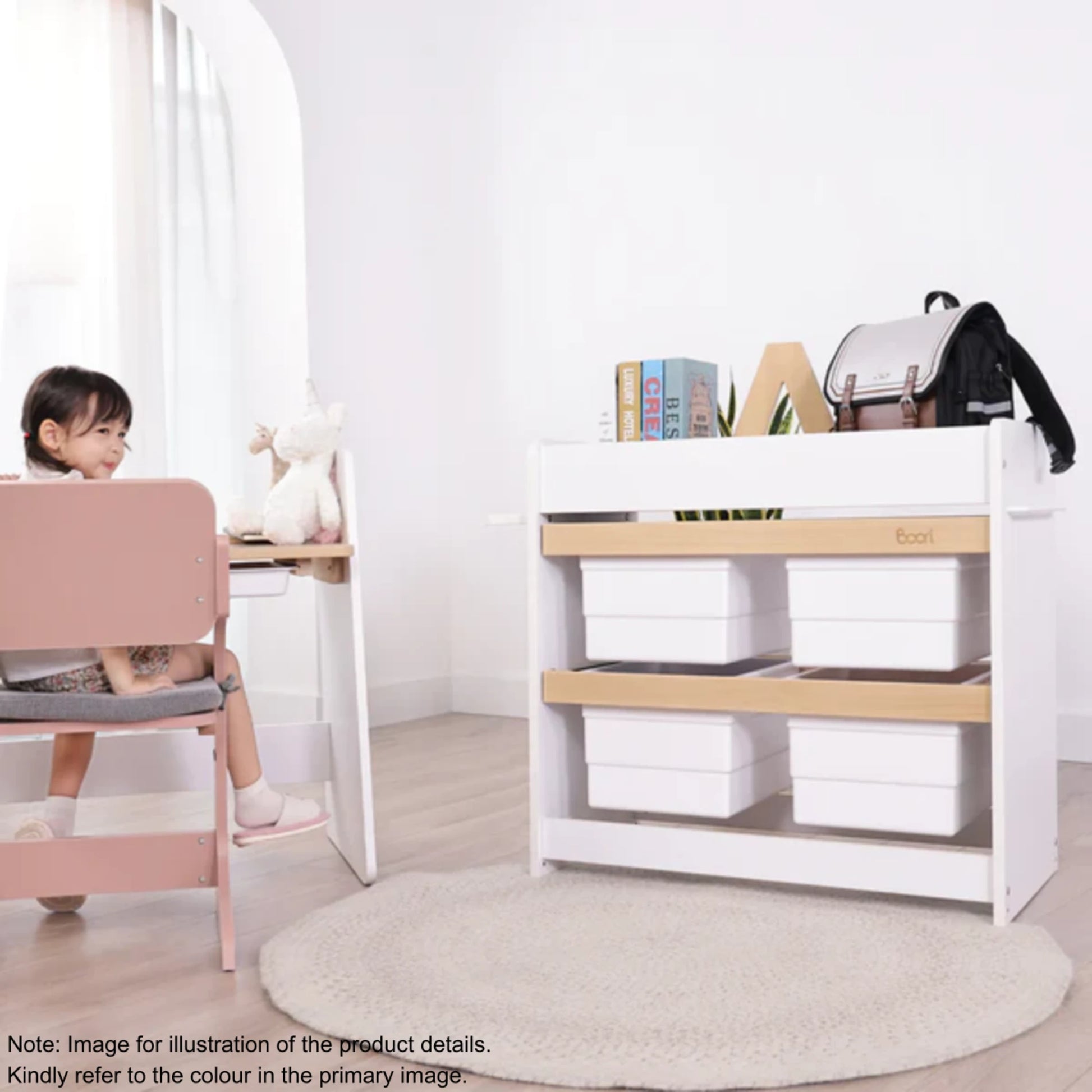 Boori Natty Kids Storage Changer, Oak