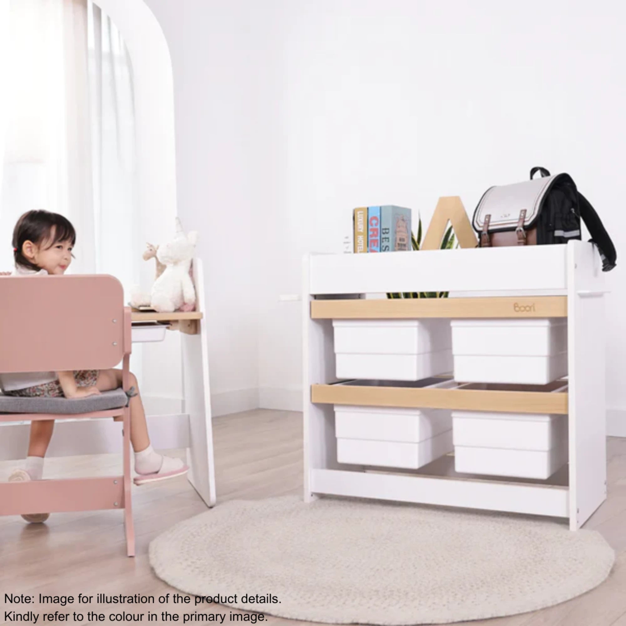 Boori Natty Kids Storage Changer, Oak
