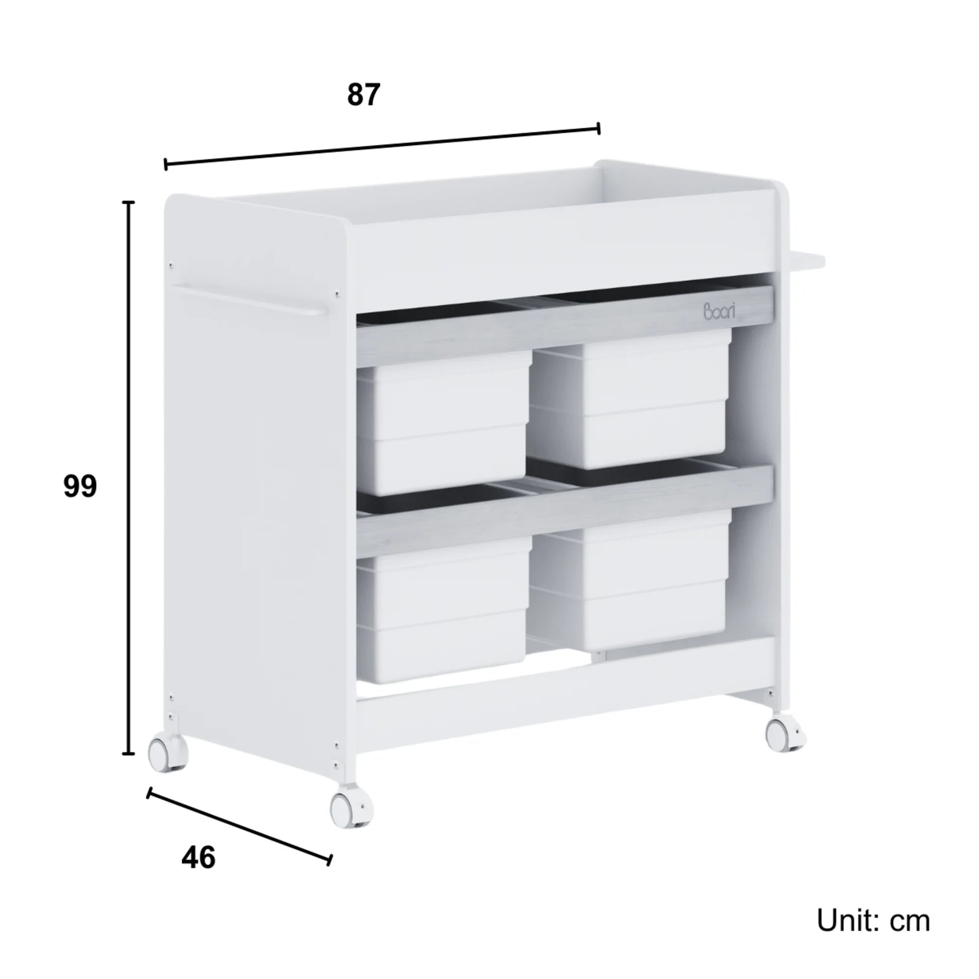 Boori Natty Kids Storage Changer, Oak