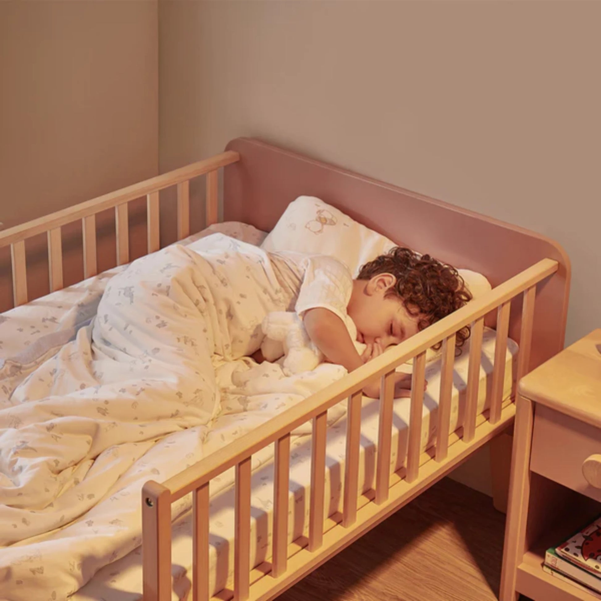 Boori Natty Kids Bedside Bed, Cherry