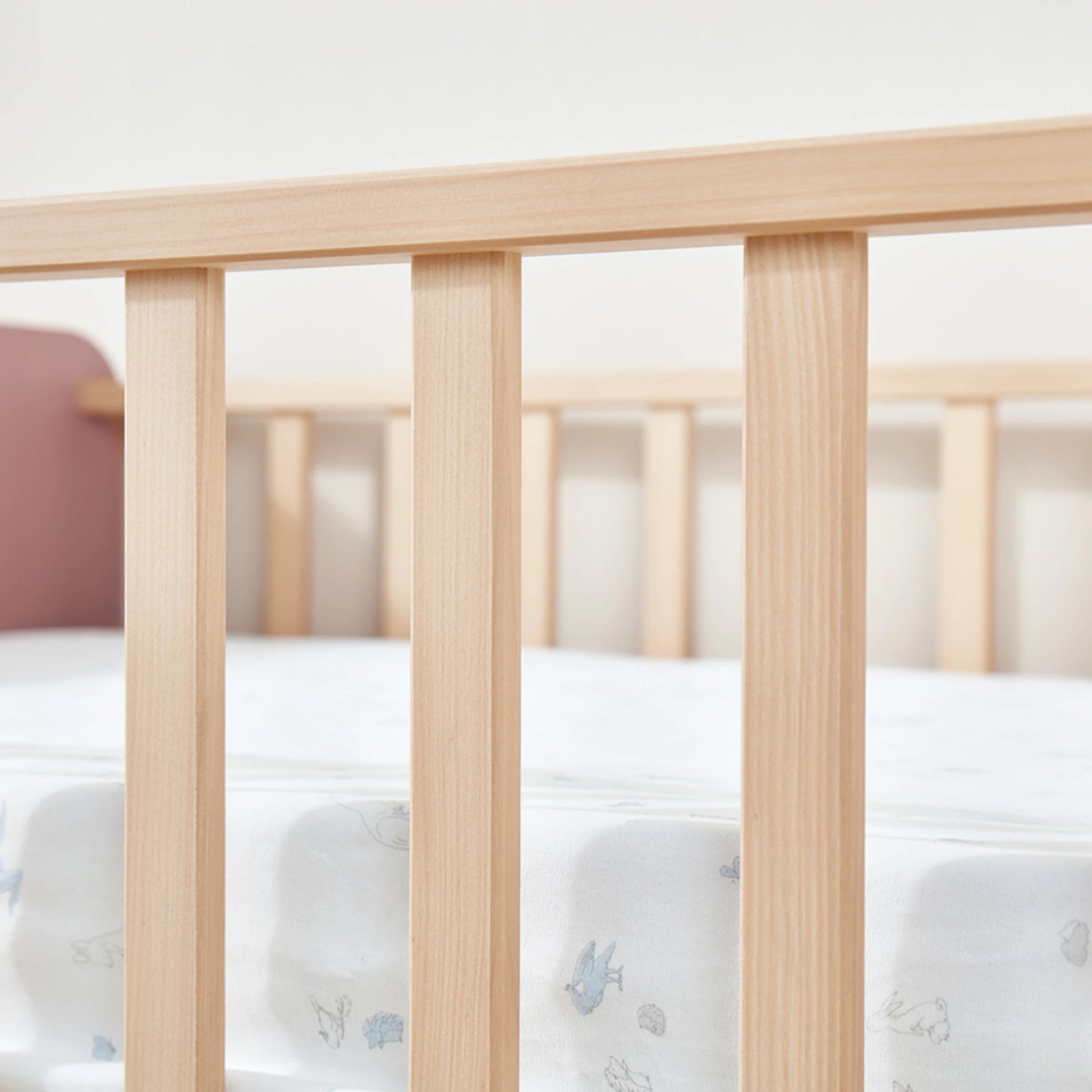 Boori Natty Kids Bedside Bed, Cherry