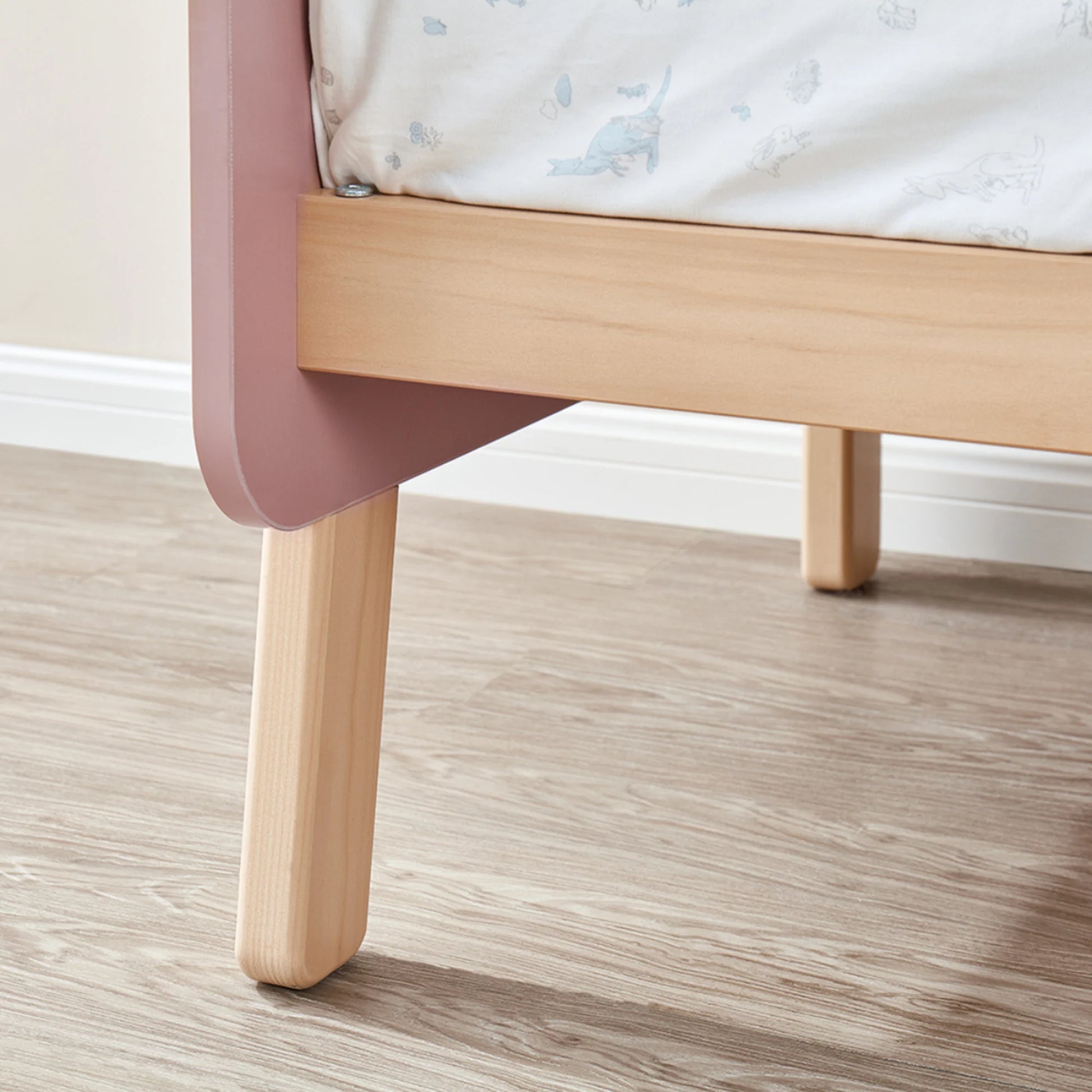 Boori Natty Kids Bedside Bed, Cherry