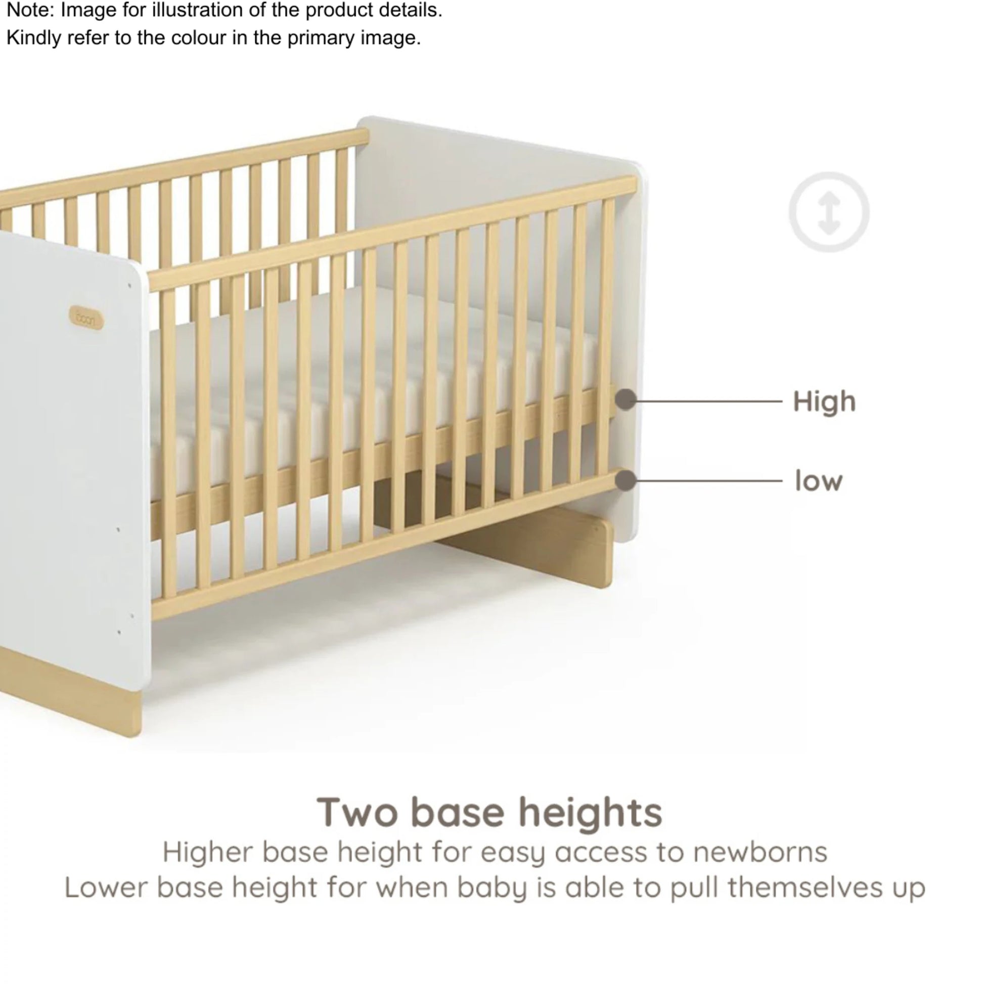 Boori Neat Kids Cot Bed, Cherry