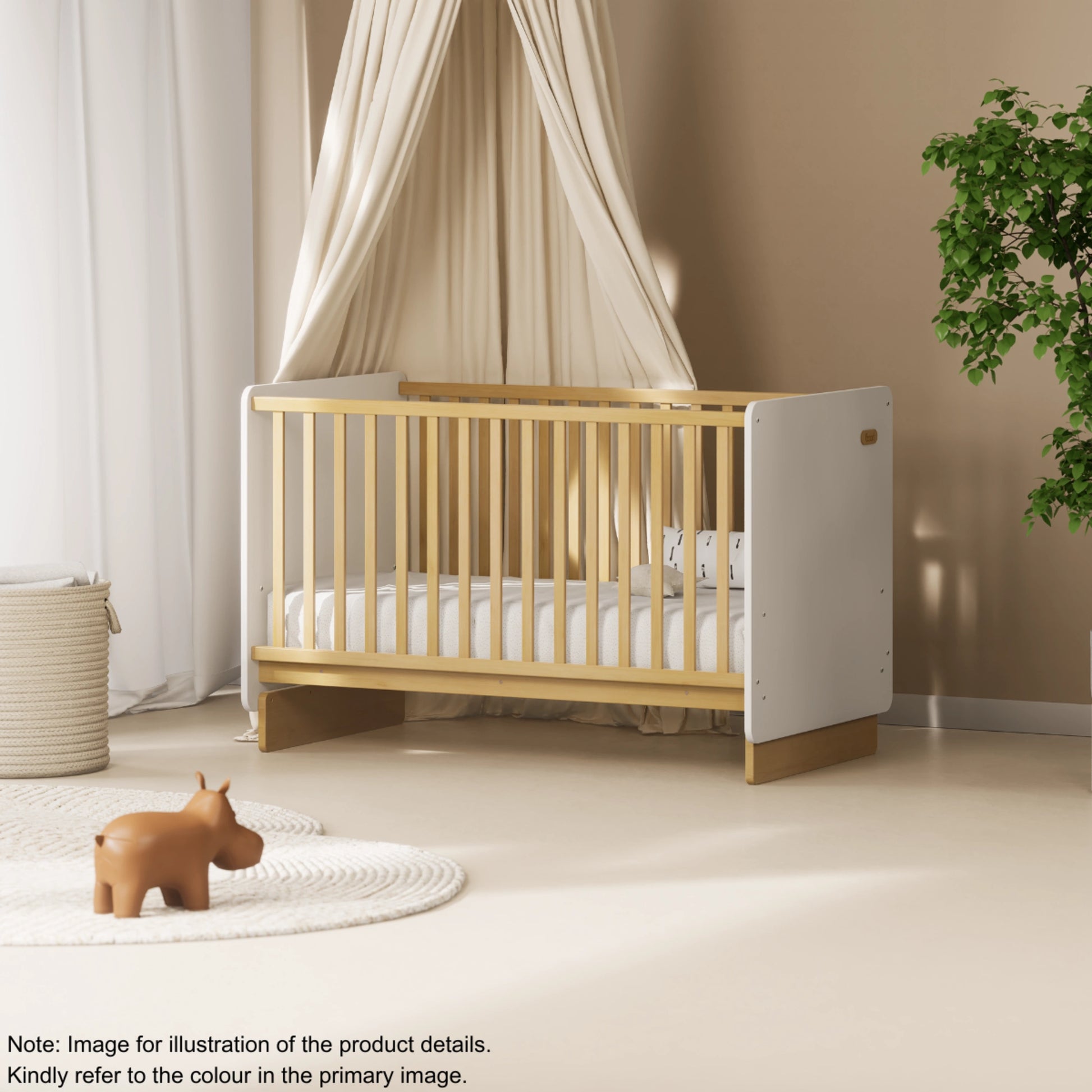 Boori Neat Kids Cot Bed, Cherry