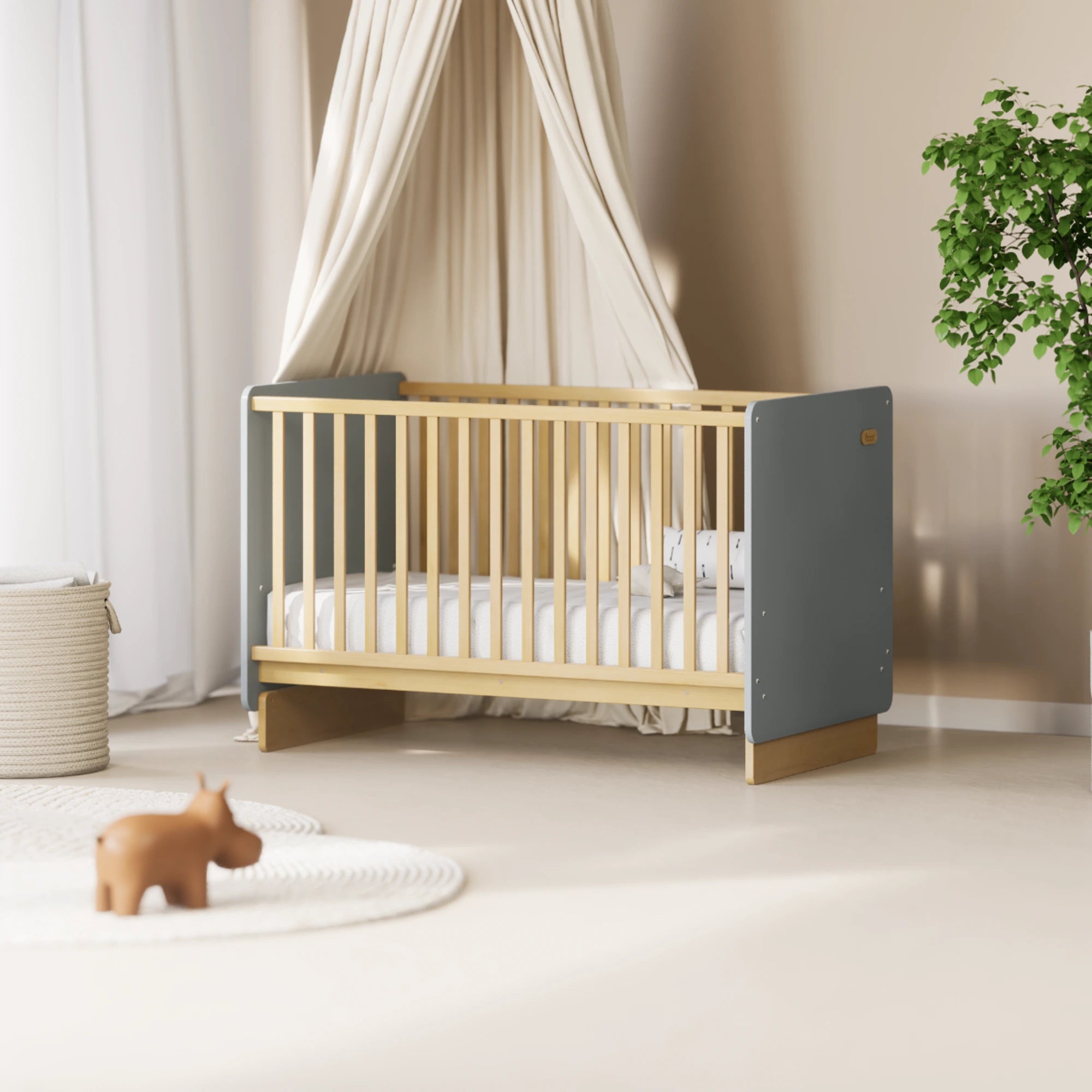 Boori Neat Kids Cot Bed, Blueberry