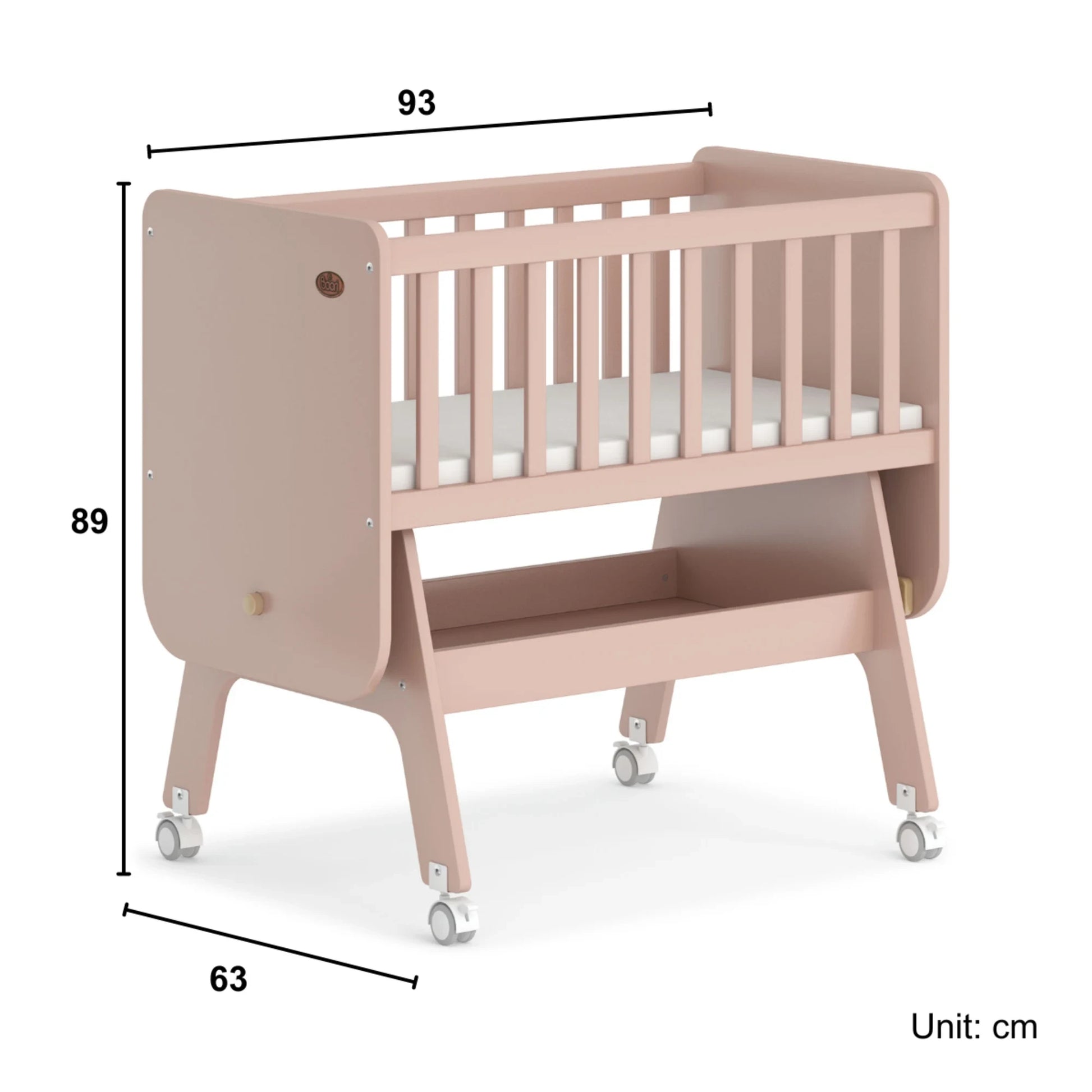 Boori Neat Kids Rocking Cradle, Cherry