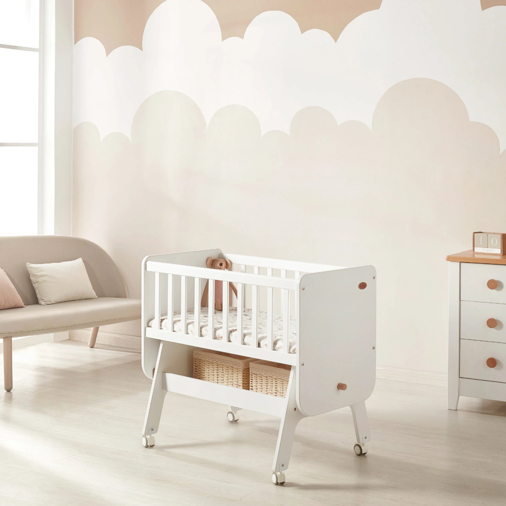 Boori Neat Kids Rocking Cradle, Barley
