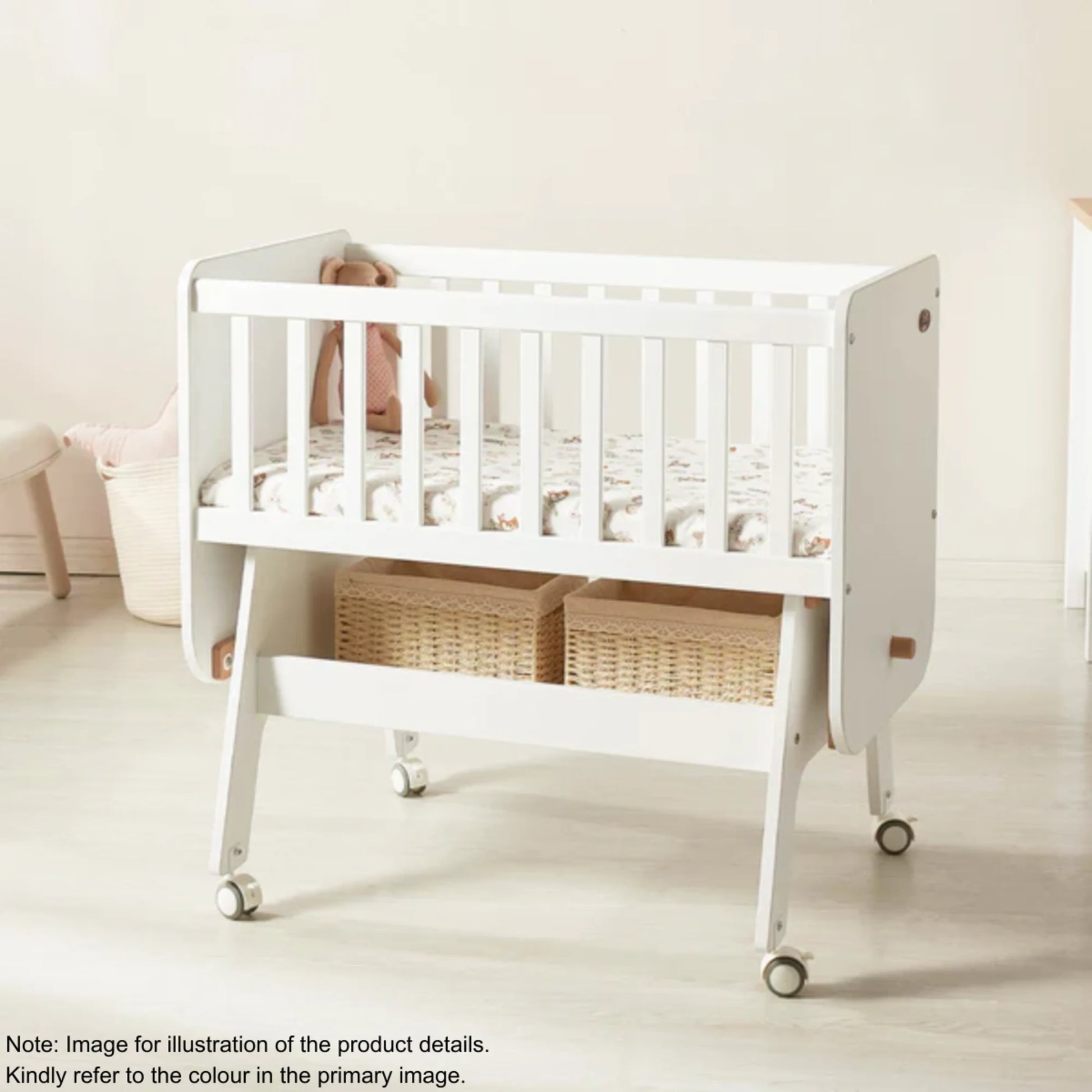 Boori Neat Kids Rocking Cradle, Oak