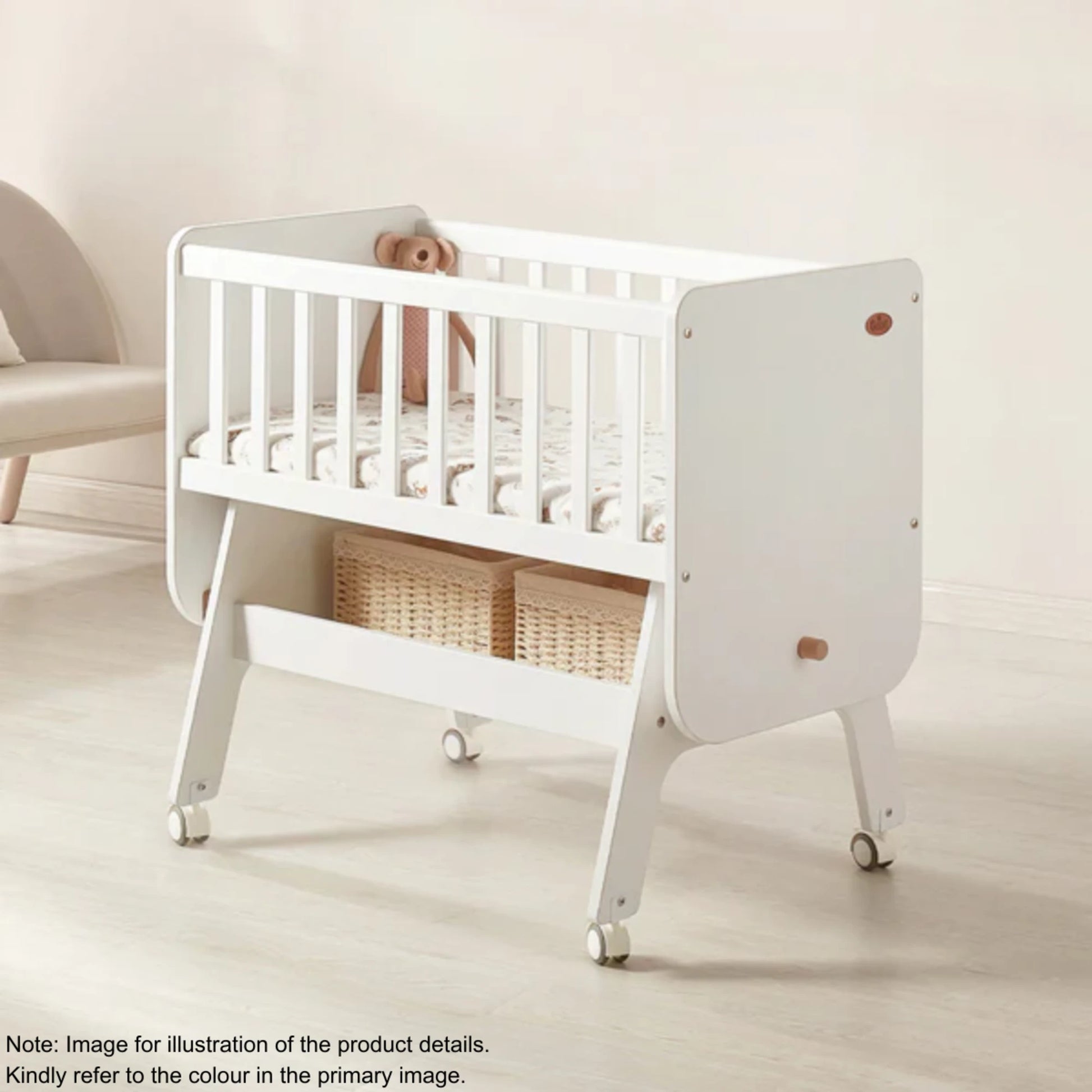 Boori Neat Kids Rocking Cradle, Oak