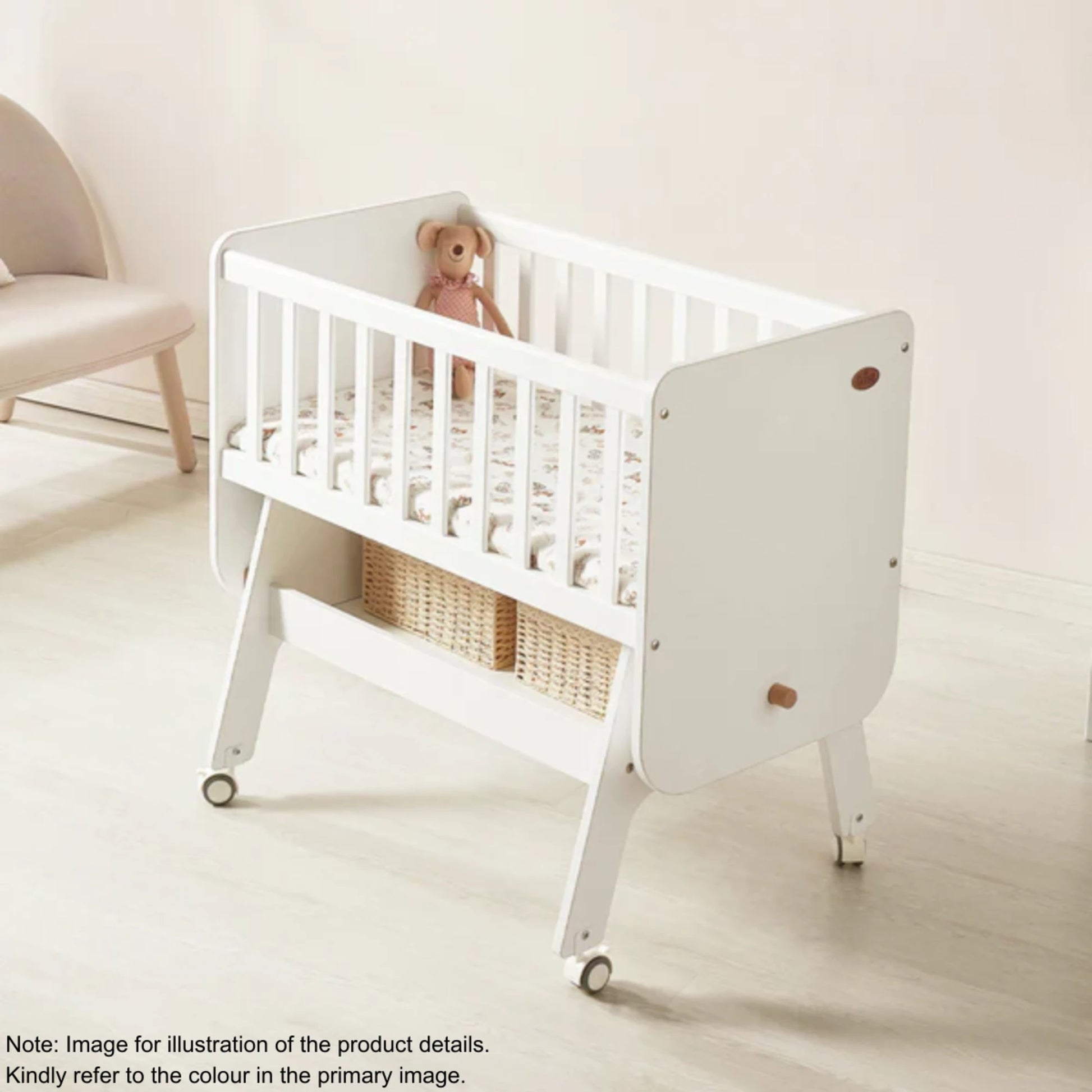 Boori Neat Kids Rocking Cradle, Oak