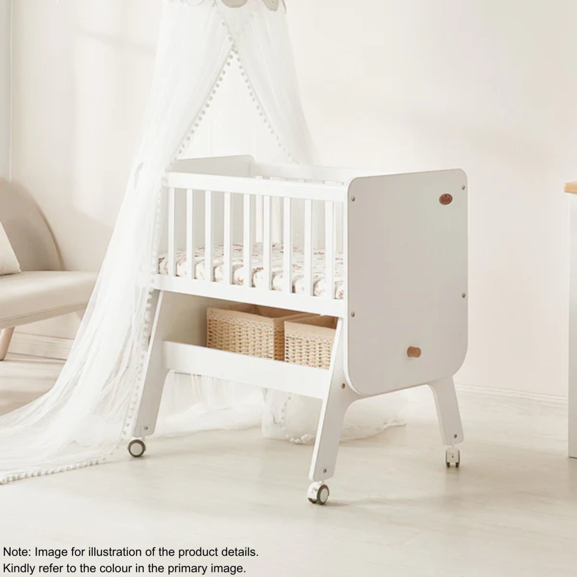 Boori Neat Kids Rocking Cradle, Oak