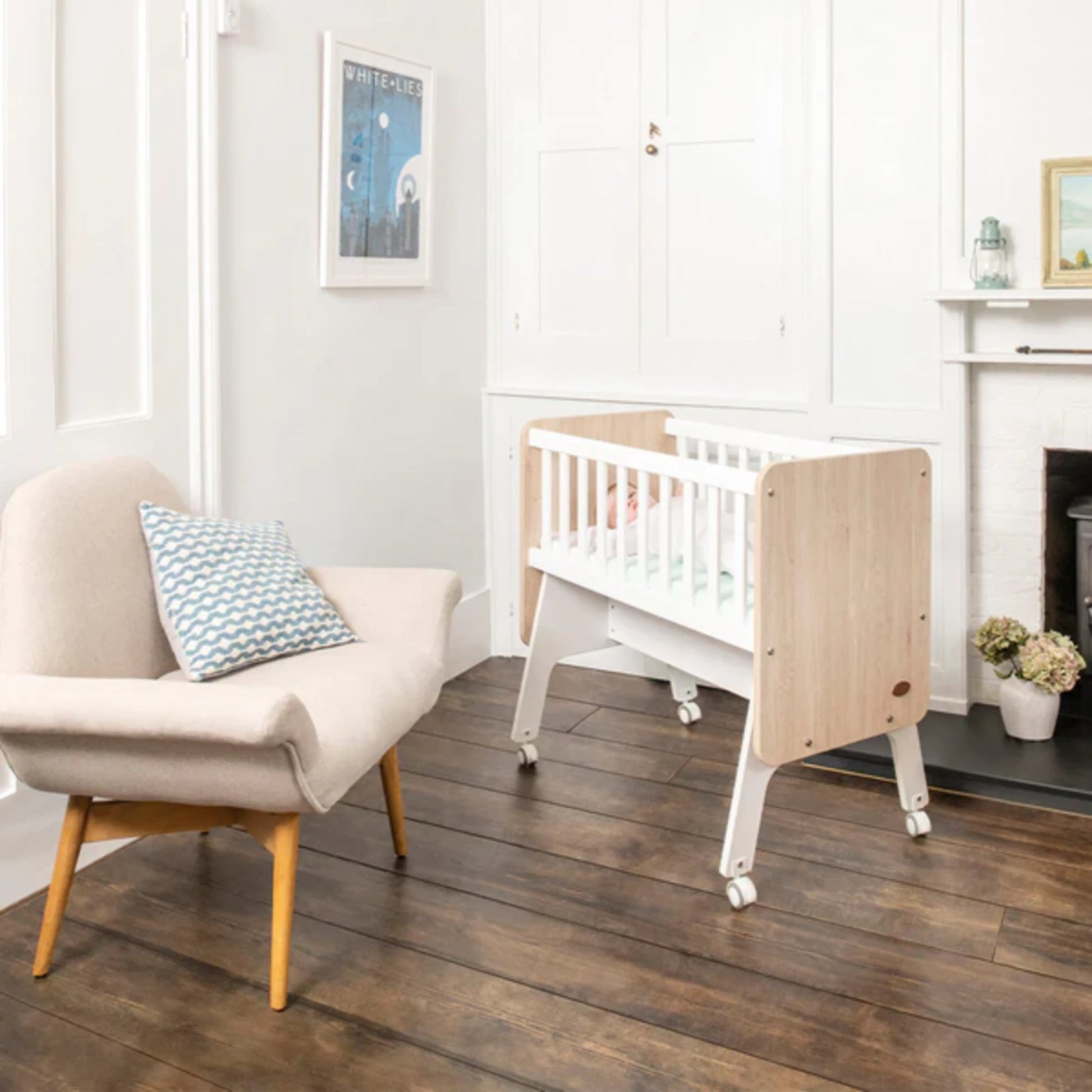 Boori Neat Kids Rocking Cradle, Oak