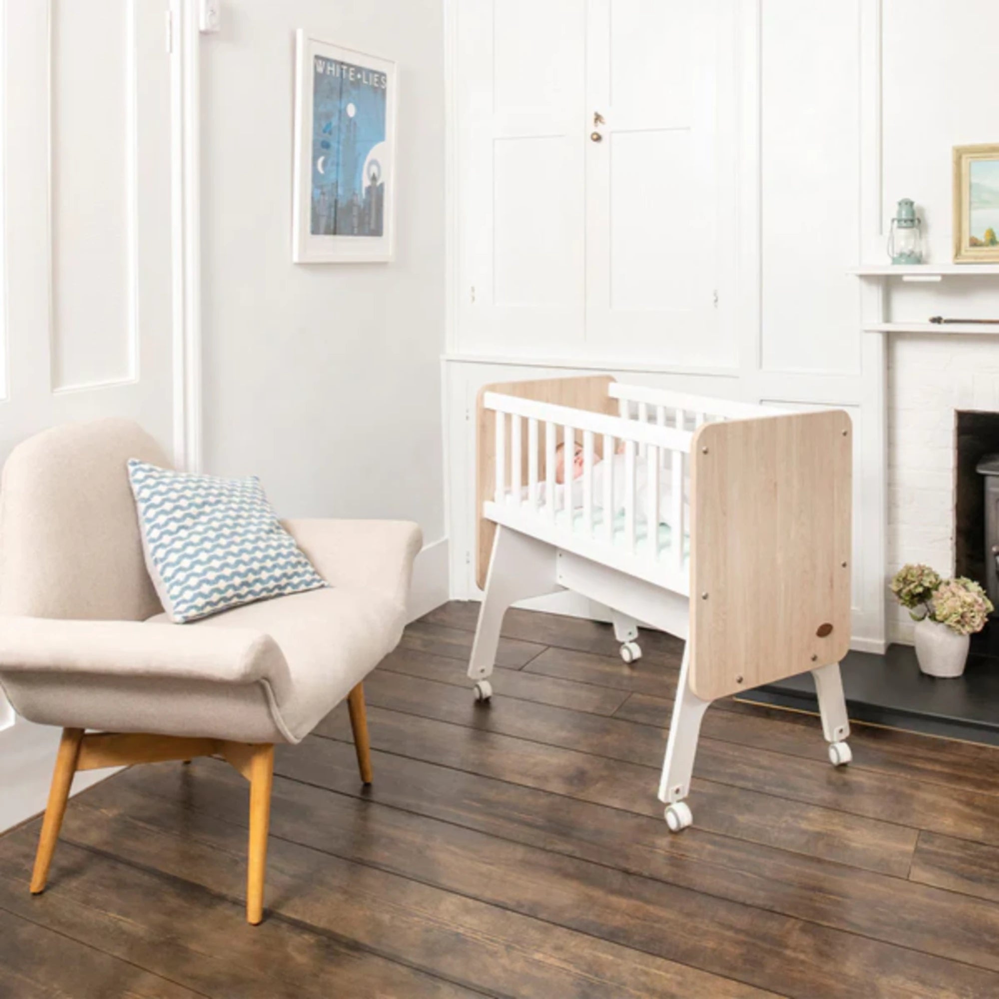 Boori Neat Kids Rocking Cradle, Oak